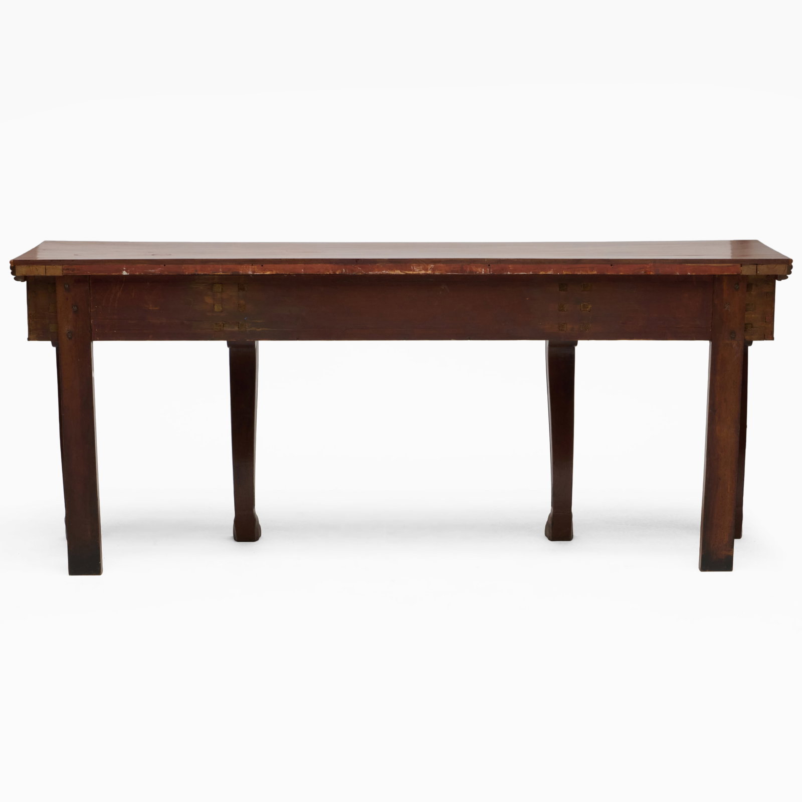 Large Regency Mahogany and Pine Console Table - 5