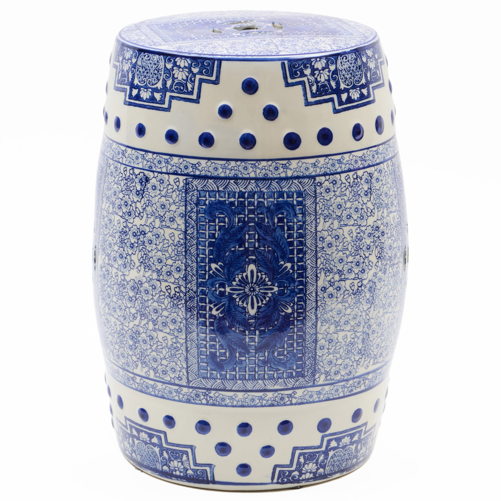 Chinese Style Porcelain Garden Seat (1 of 7)