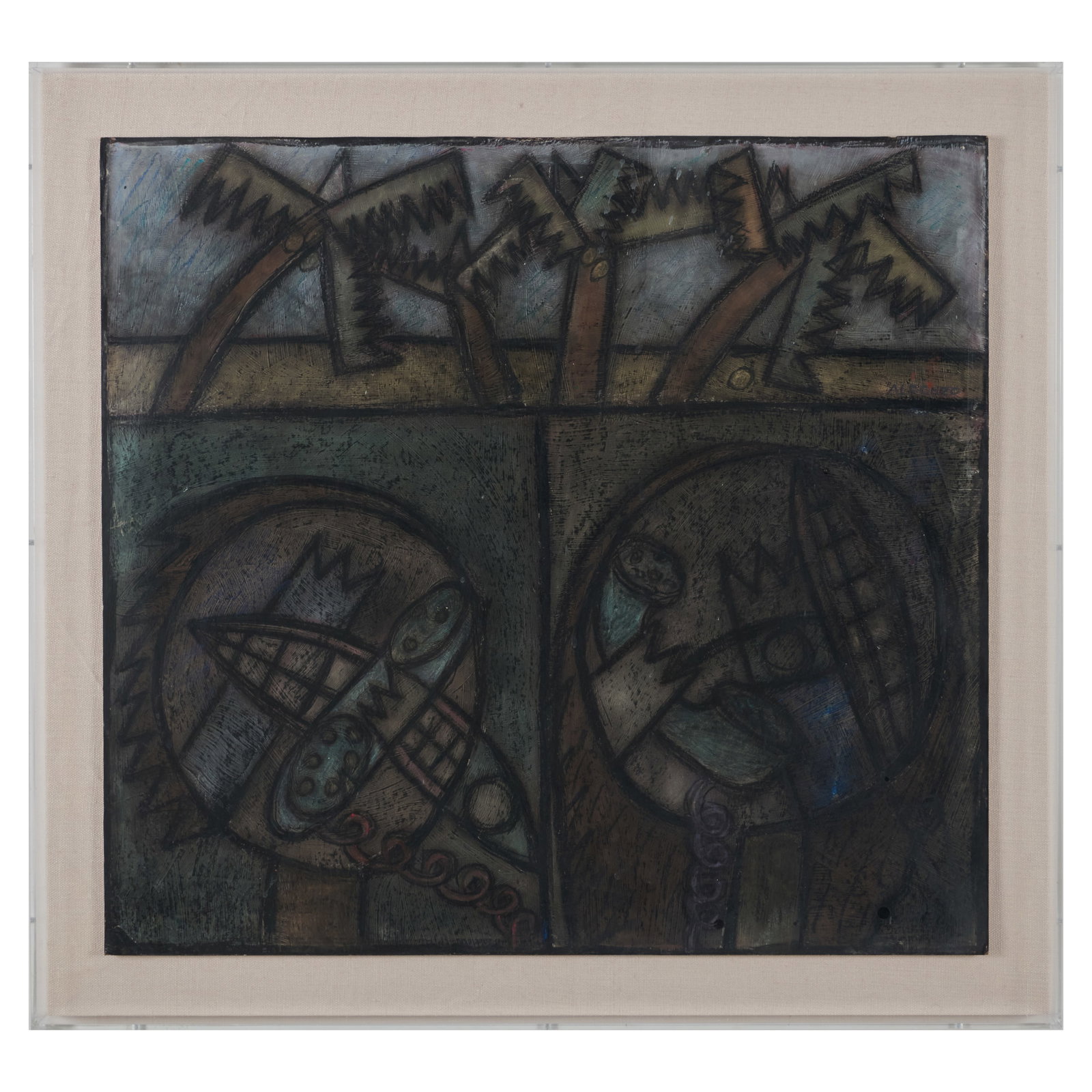 Carlos Alfonzo (1950-1991): Untitled (1 of 2)