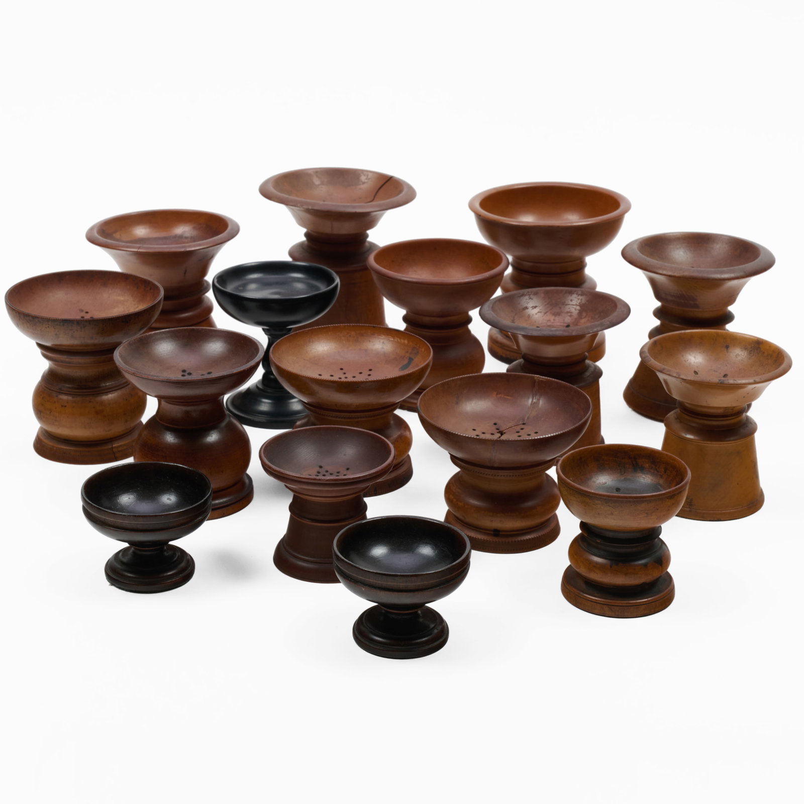 Group of Sixteen English Treen Table Articles (1 of 20)
