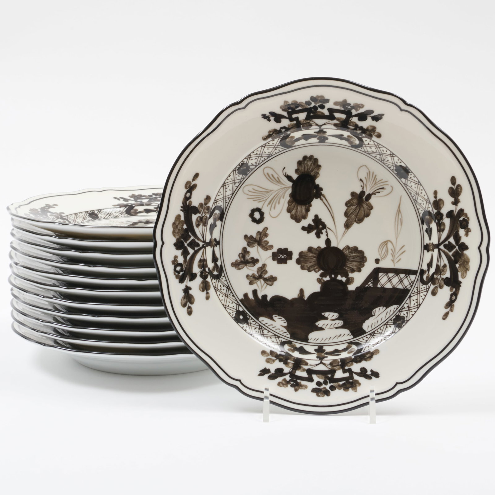Richard Ginori Porcelain 'Oriente Italiano' Pattern Part Service - 6