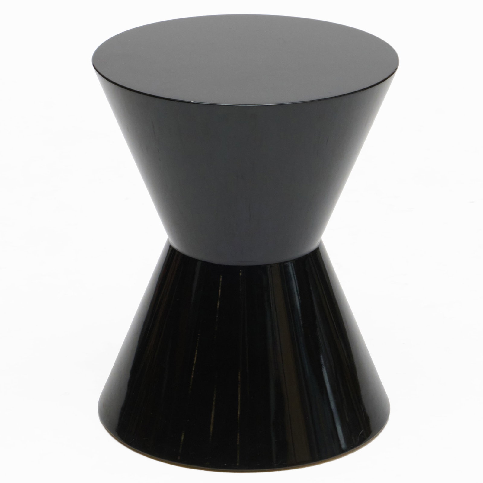 Italian Black Lacquer Side Table, Minotti (1 of 7)