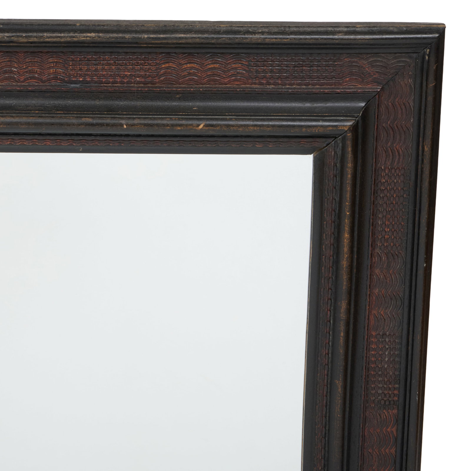 Flemish Baroque Style Ebonized Mirror - 2