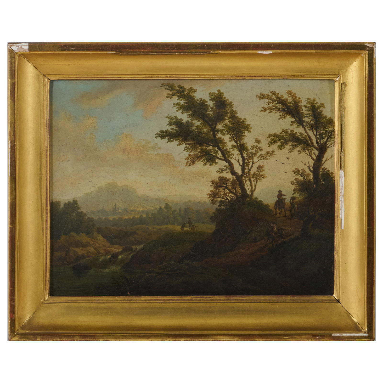 European School: Landscape with Figures Along a Path (1 of 3)