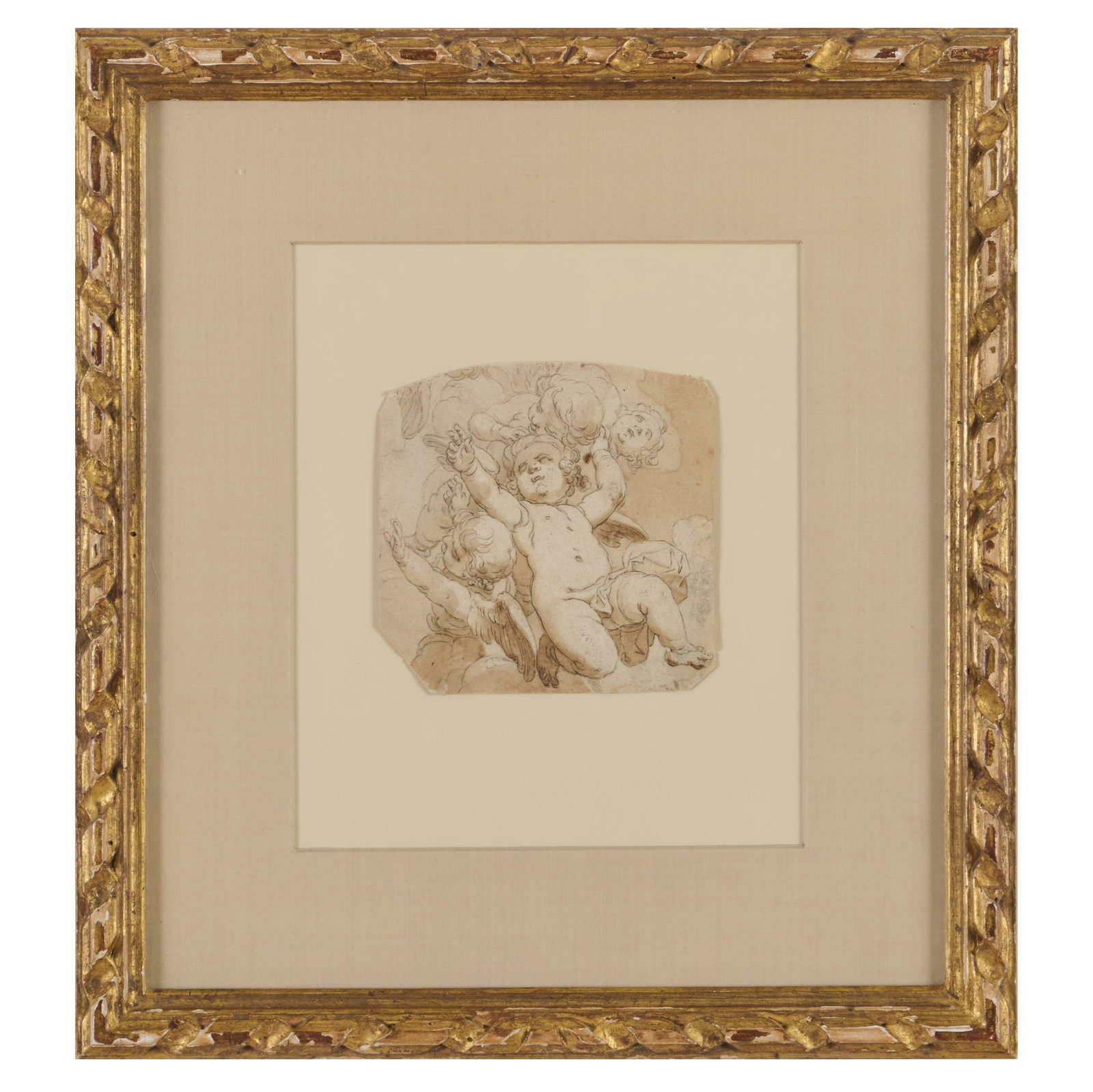 European School: Putti; and Sleeping Portrait (1 of 2)
