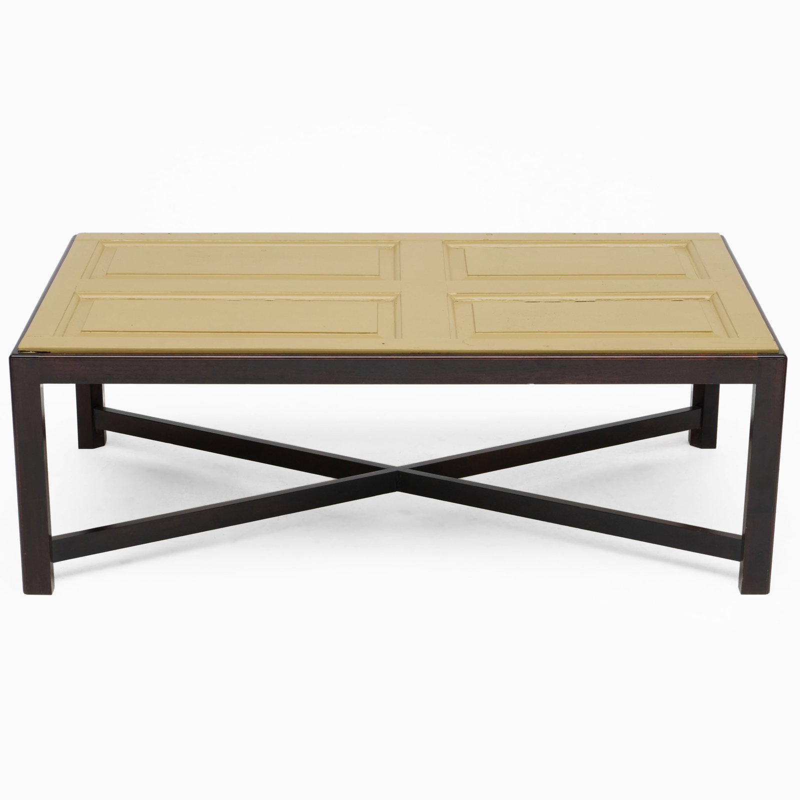 Painted Panel and Mahogany Low Table - 2
