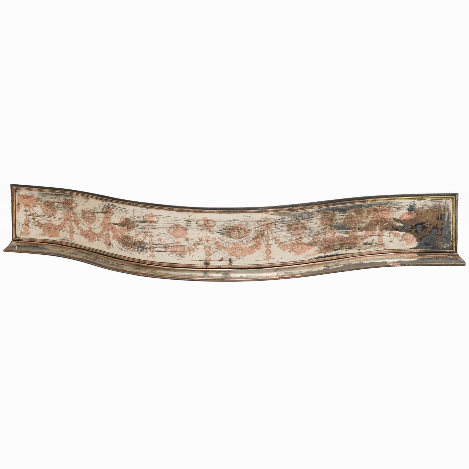 George III Style Silvered Metal Fire Fender (1 of 6)