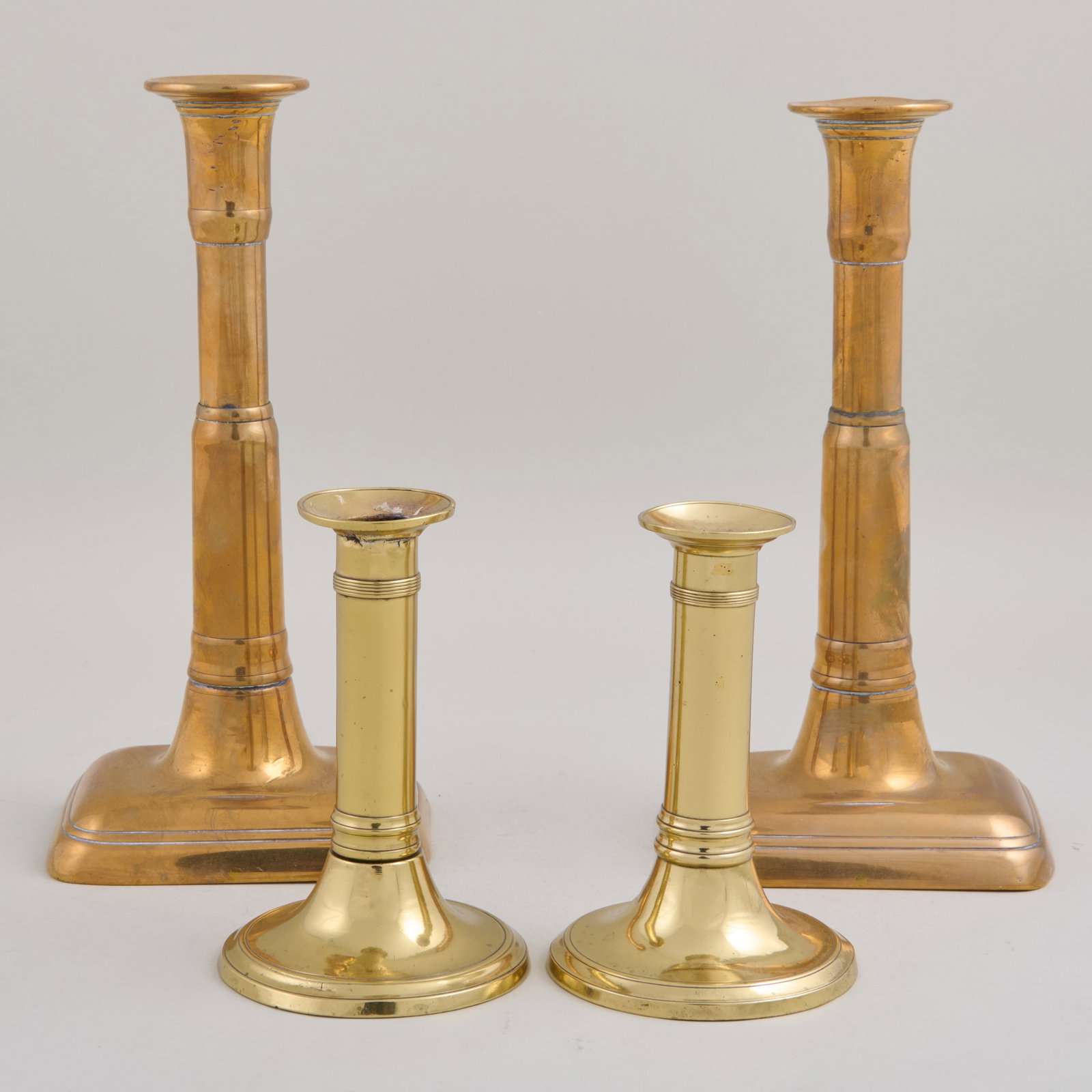 Two Pairs of Brass Candlesticks (1 of 15)