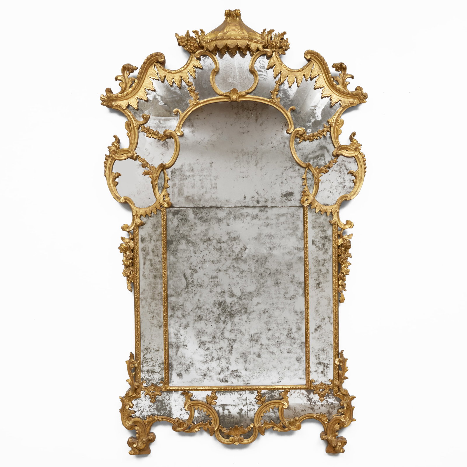 Monumental Italian Giltwood Mirror (1 of 7)