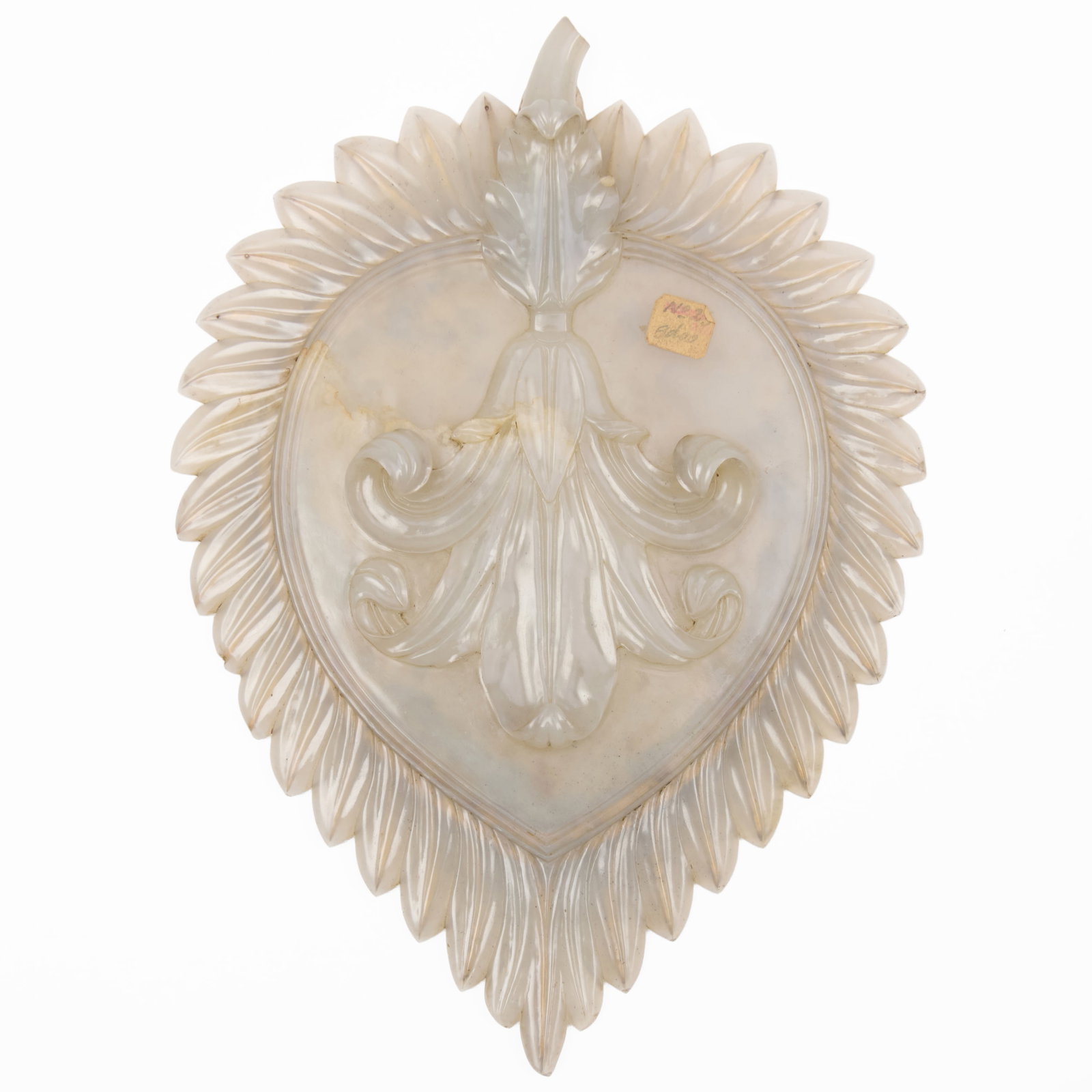 Two Indian Hardstone, Gold and Ruby Mirrors - 4