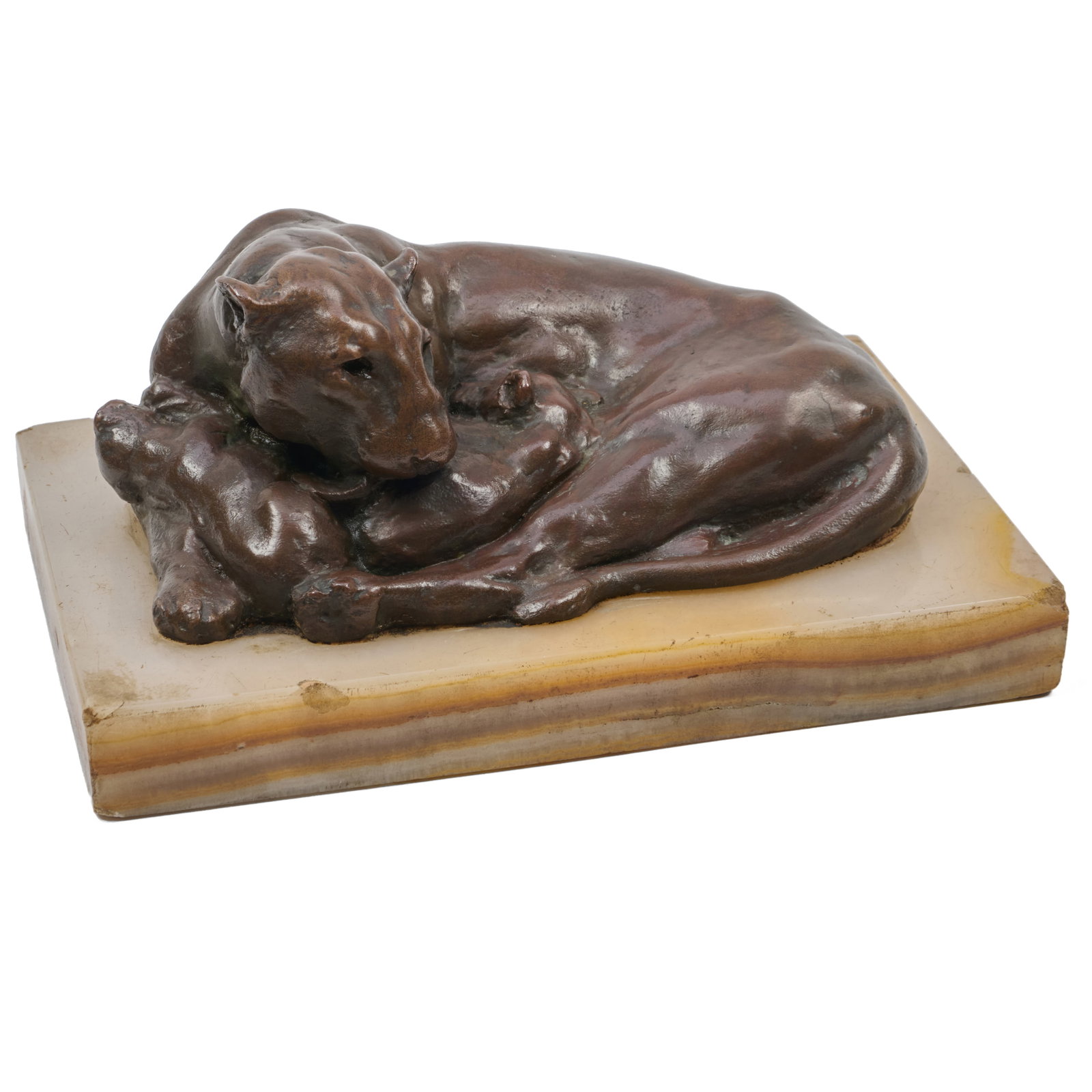 Anna Hyatt Huntington (1876-1973): Lioness and Cubs (1 of 8)