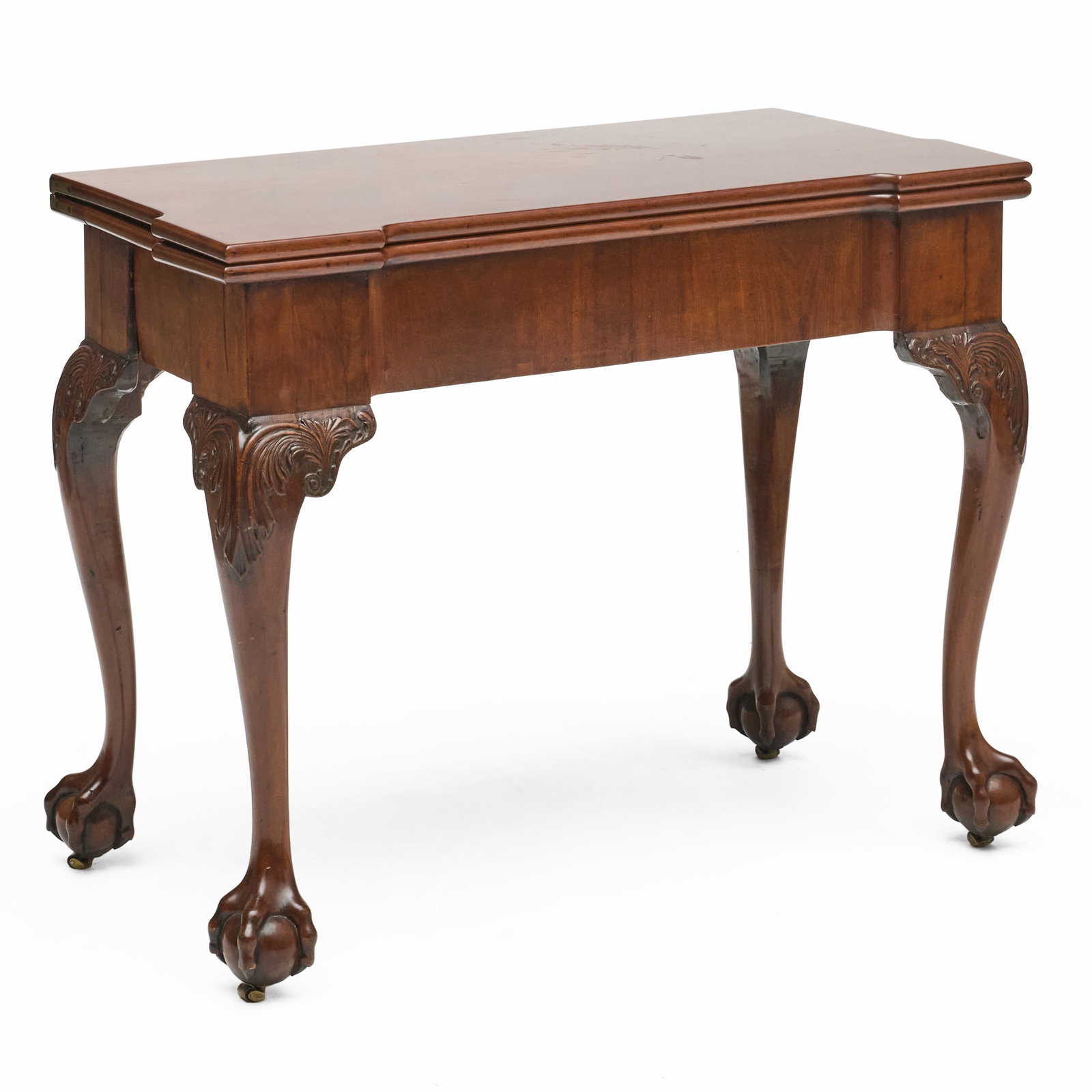 George II Concertina-Action Mahogany Games Table (1 of 10)