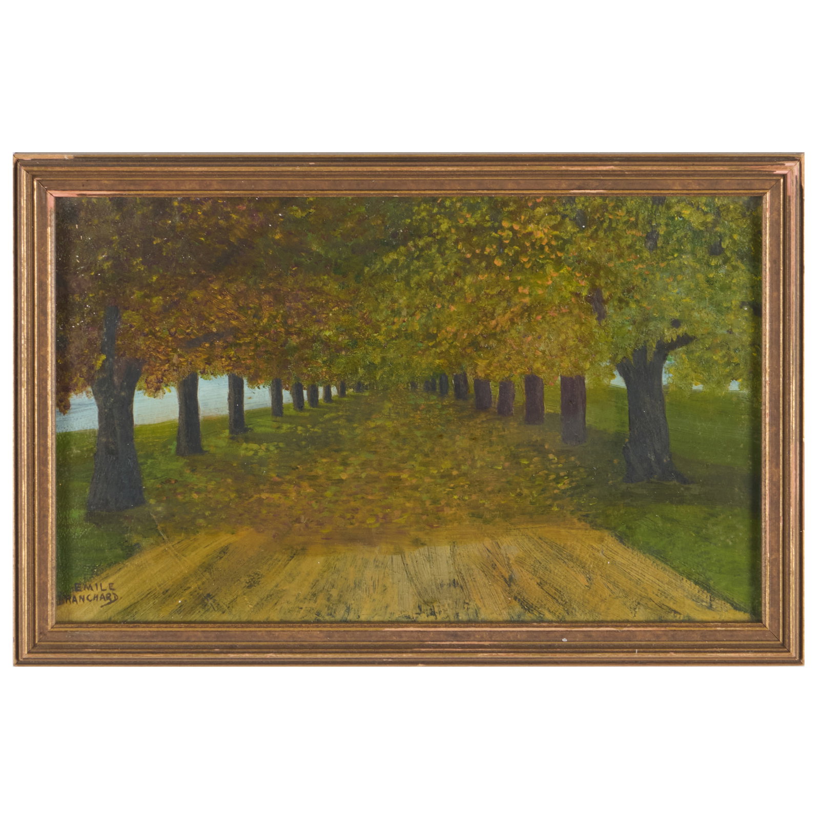 Emile Branchard (1819-1900): Alley of Trees (1 of 3)