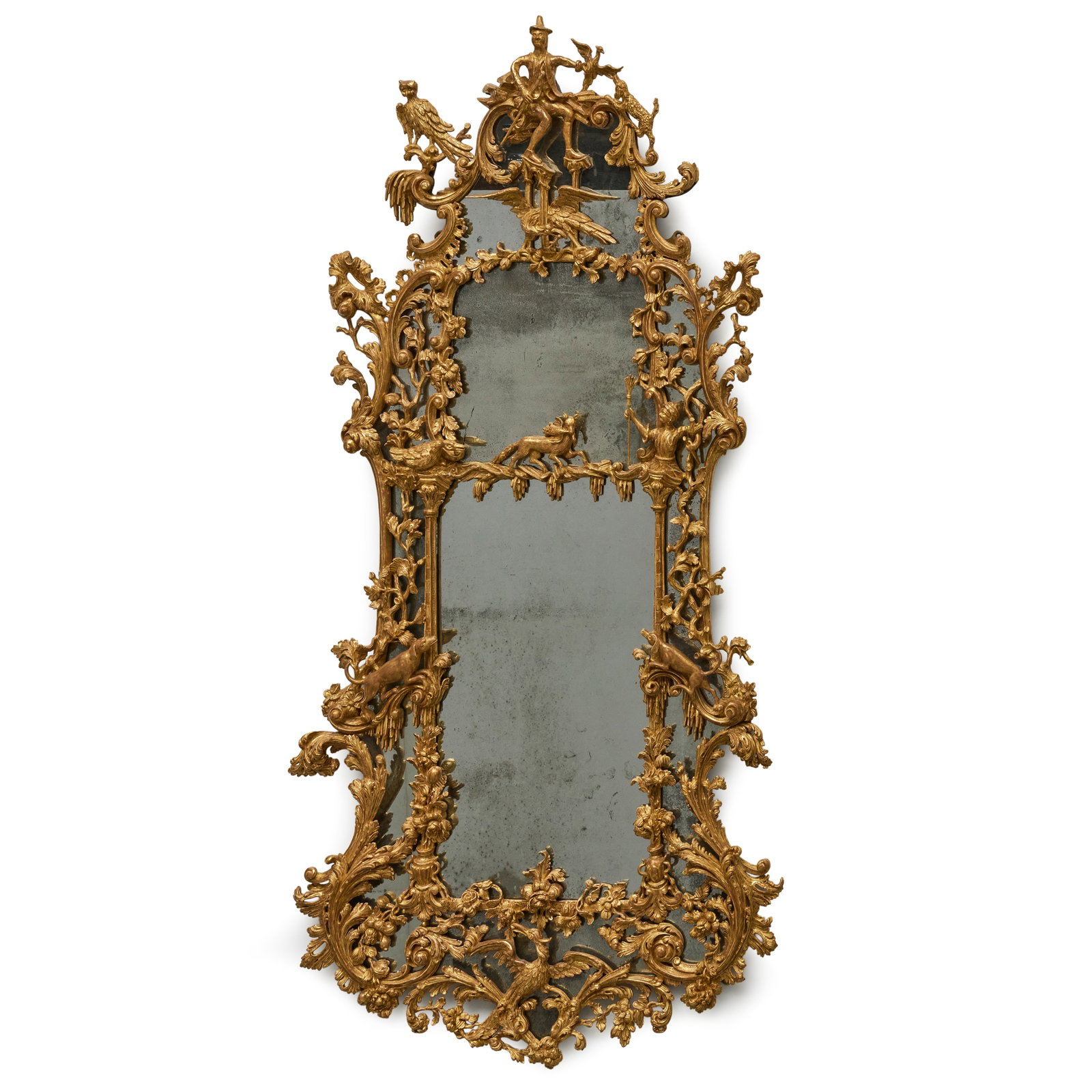 George III Style Giltwood Mirror, Designed by Thomas Johnson (1 of 7)
