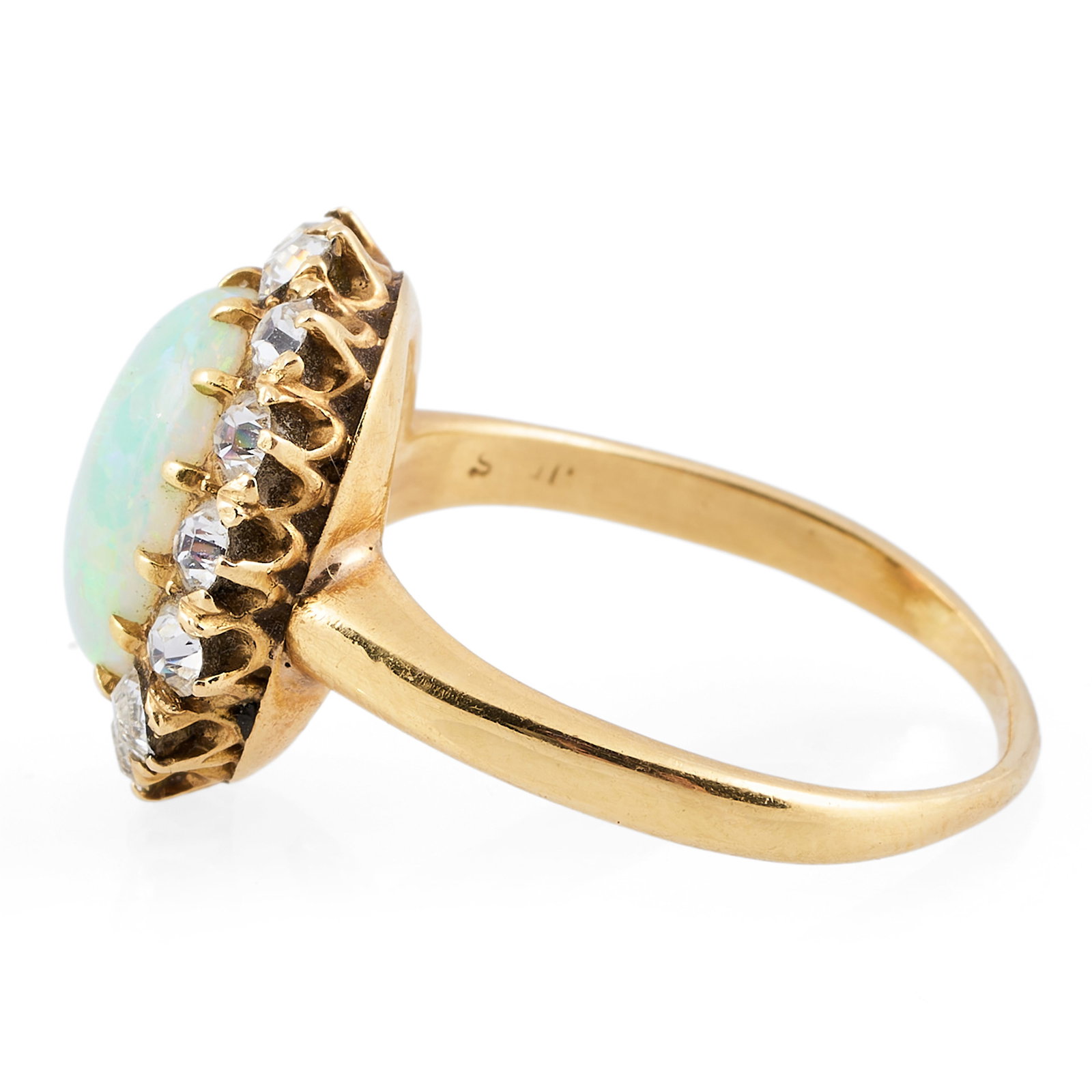 Opal and Diamond Ring - 3