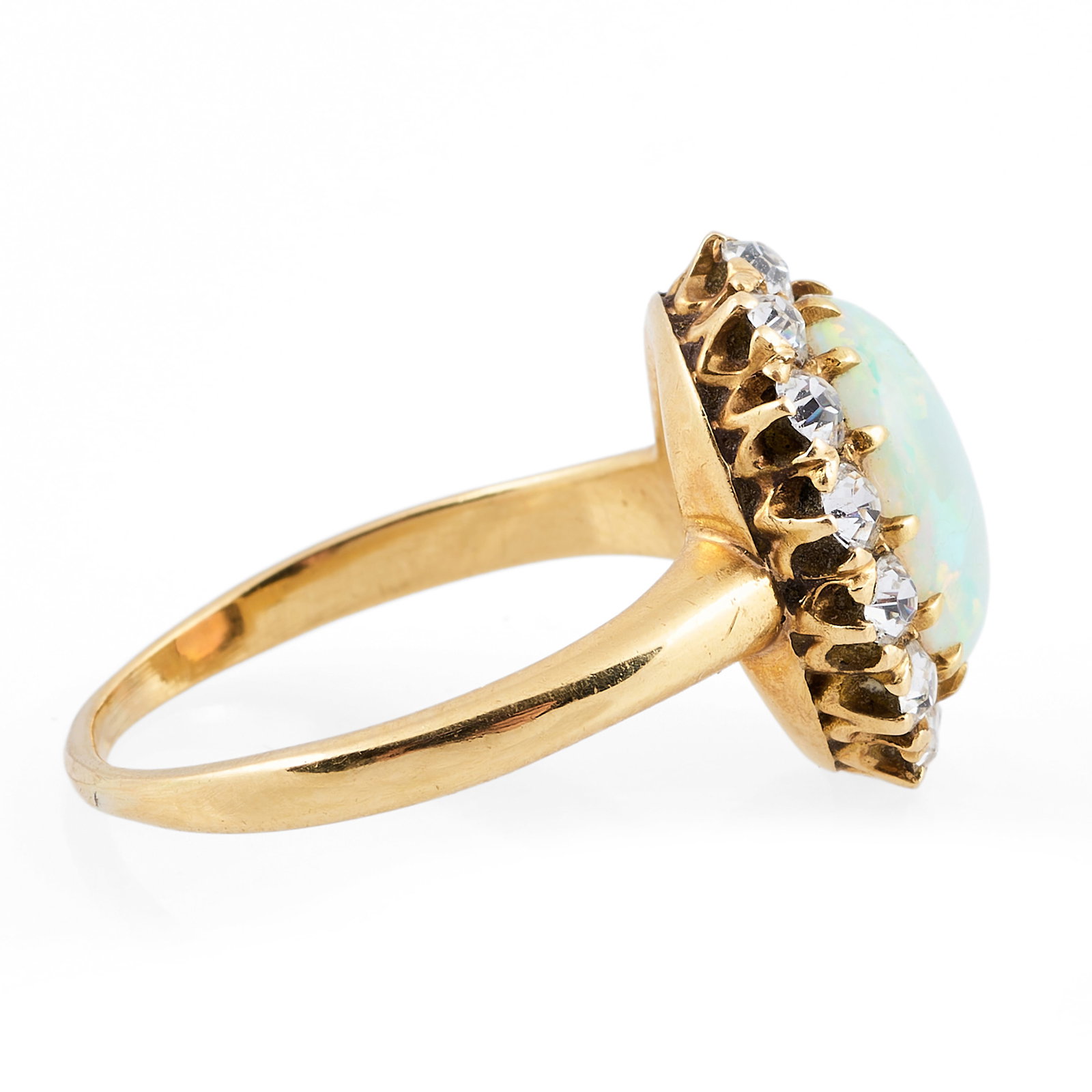 Opal and Diamond Ring - 5