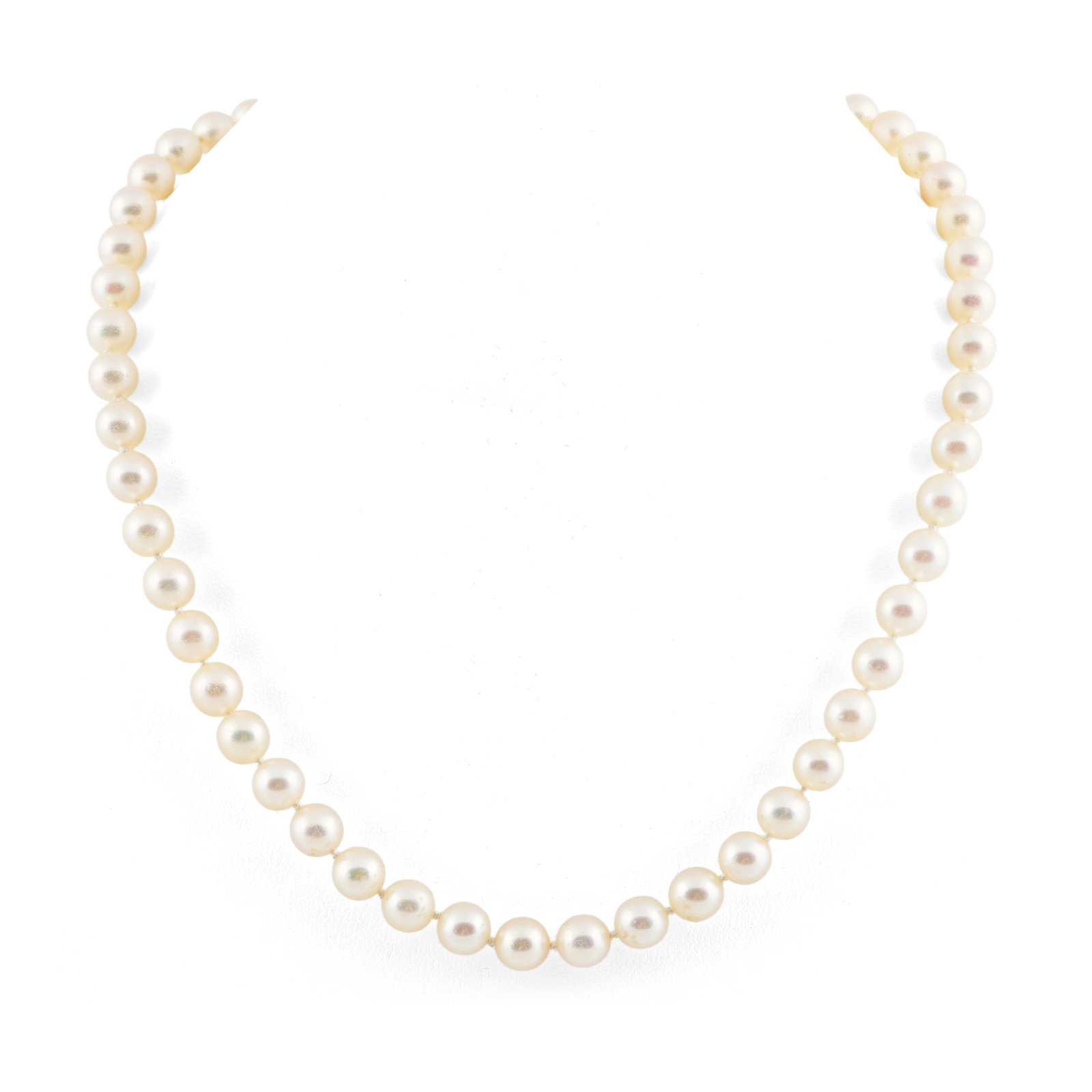 Cultured Pearl and Emerald Necklace (1 of 7)