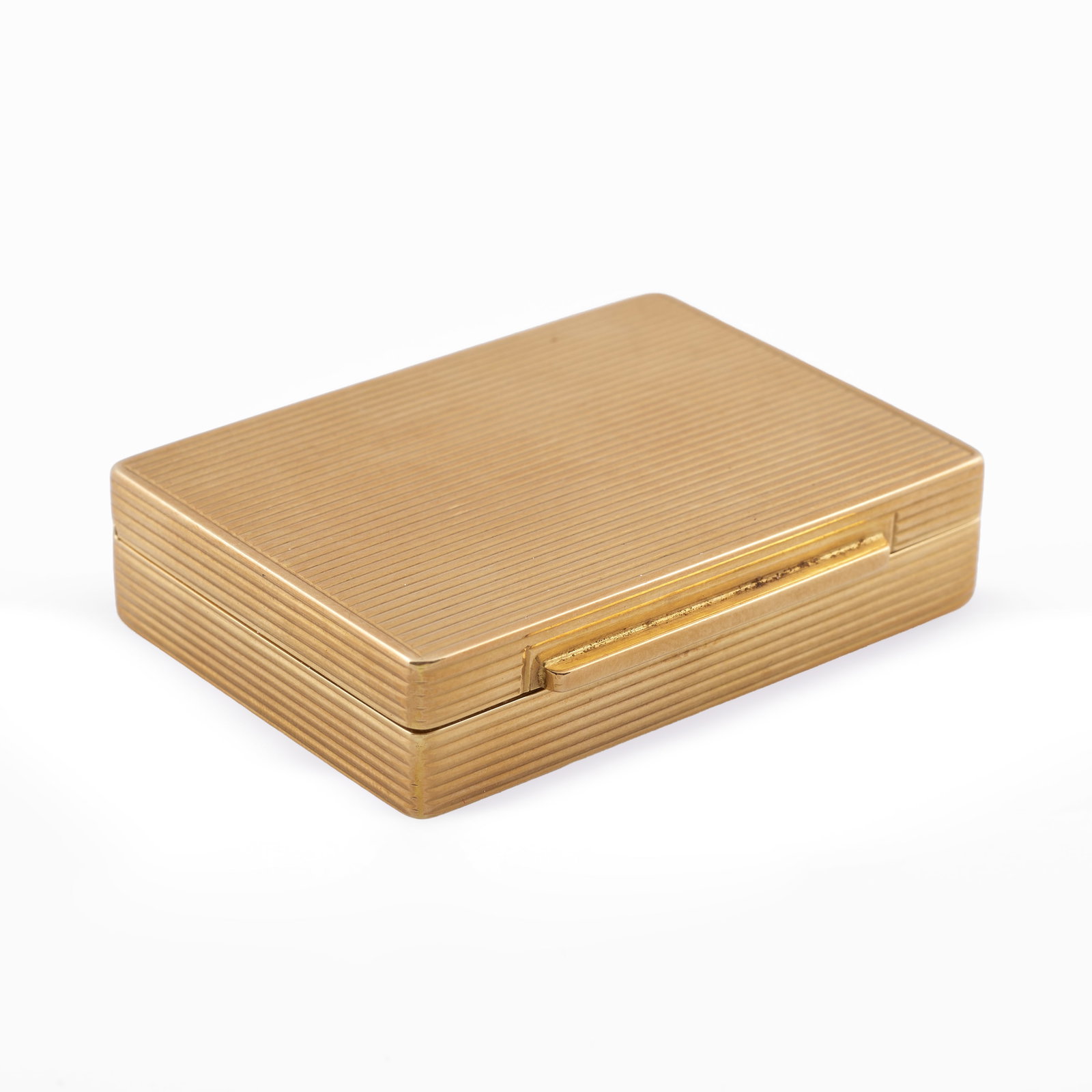 14k Textured Gold Pill Box (1 of 9)