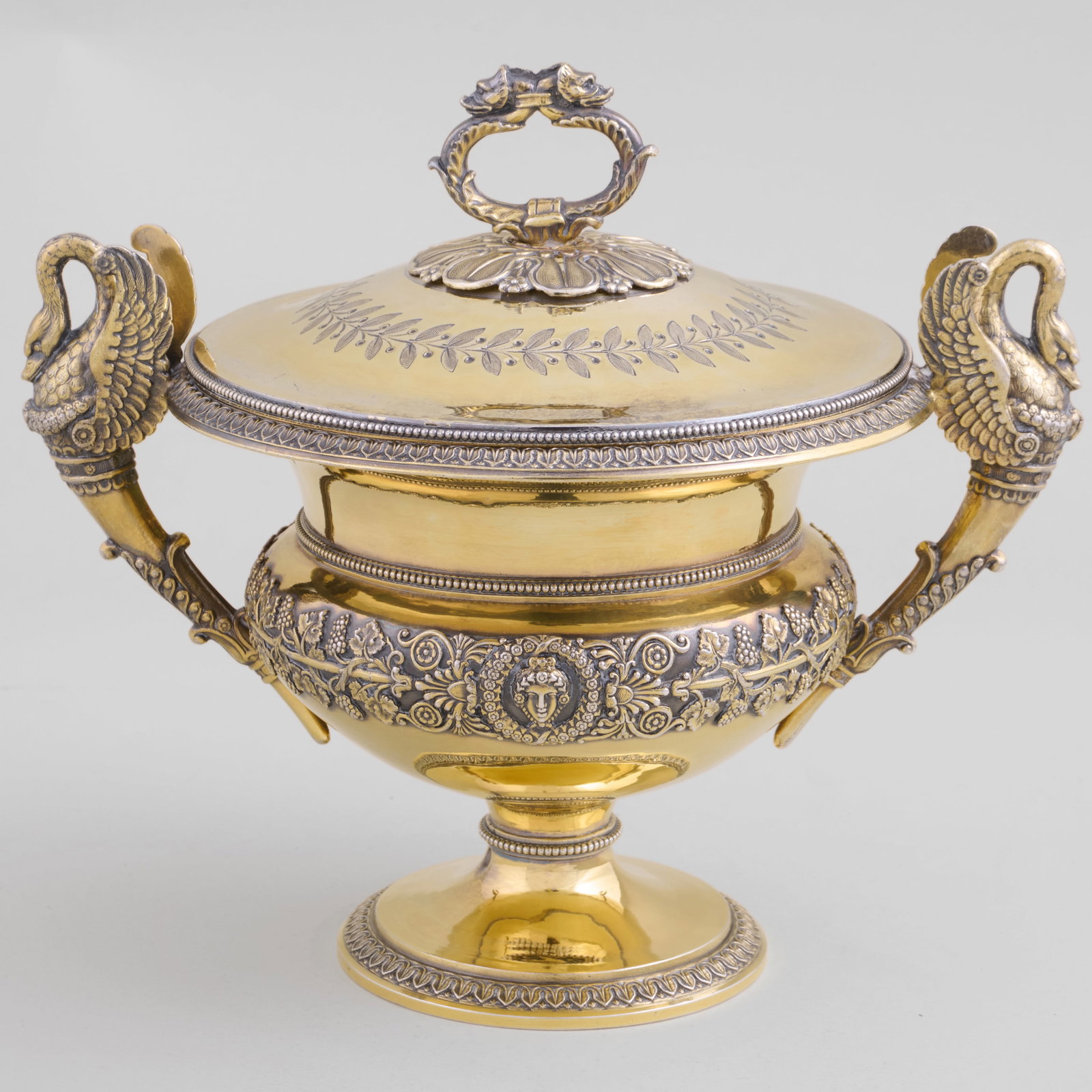 Charles X Silver-GIlt Bowl and Cover (1 of 12)