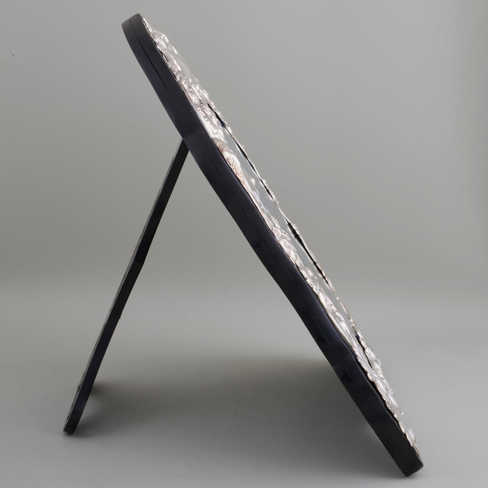 Victorian Silver Repousse Frame - 6