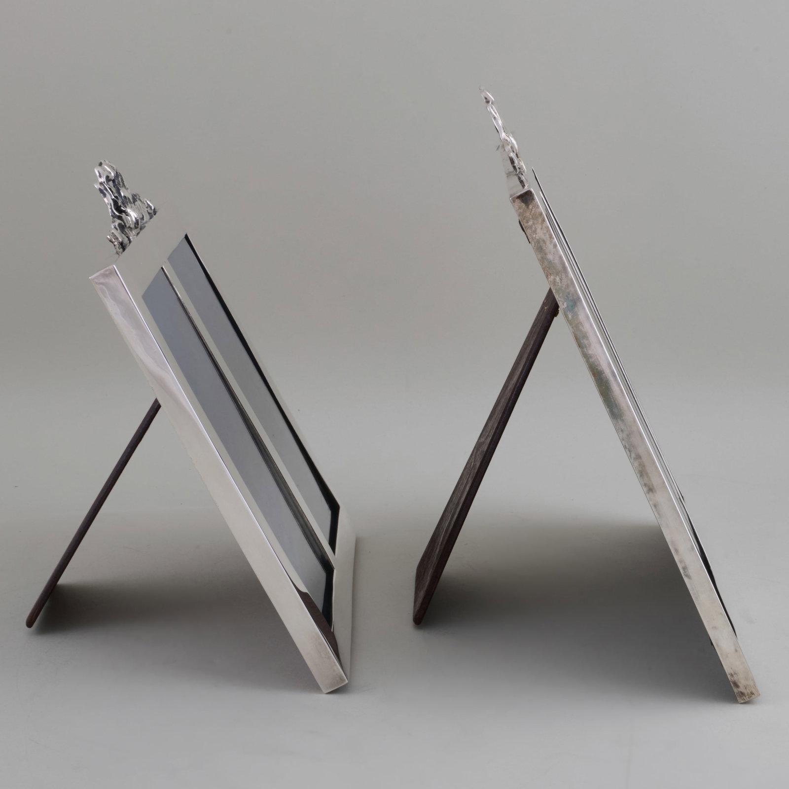 Two George V Double Silver Frames - 3
