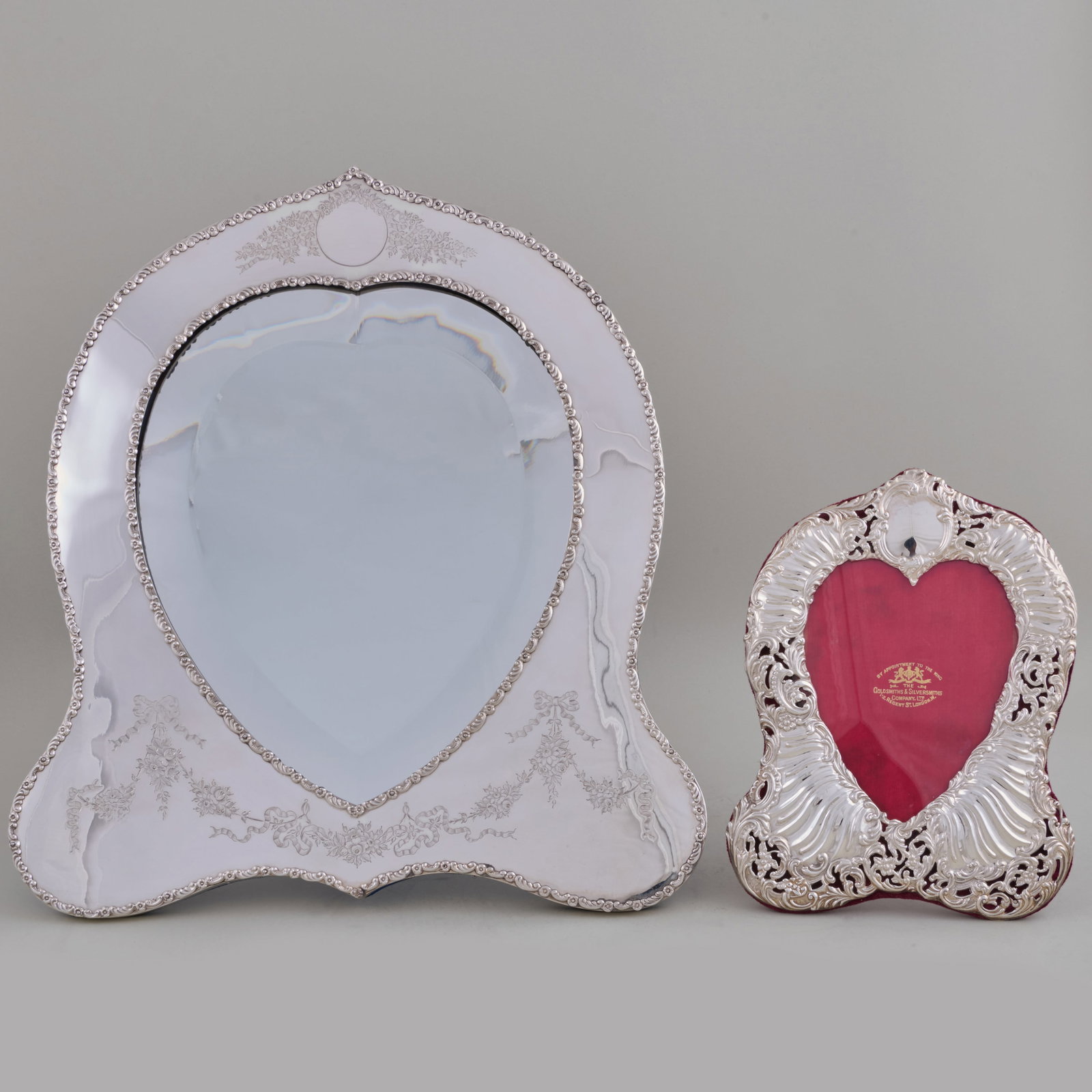 Two Edward VII Silver Frames - 2