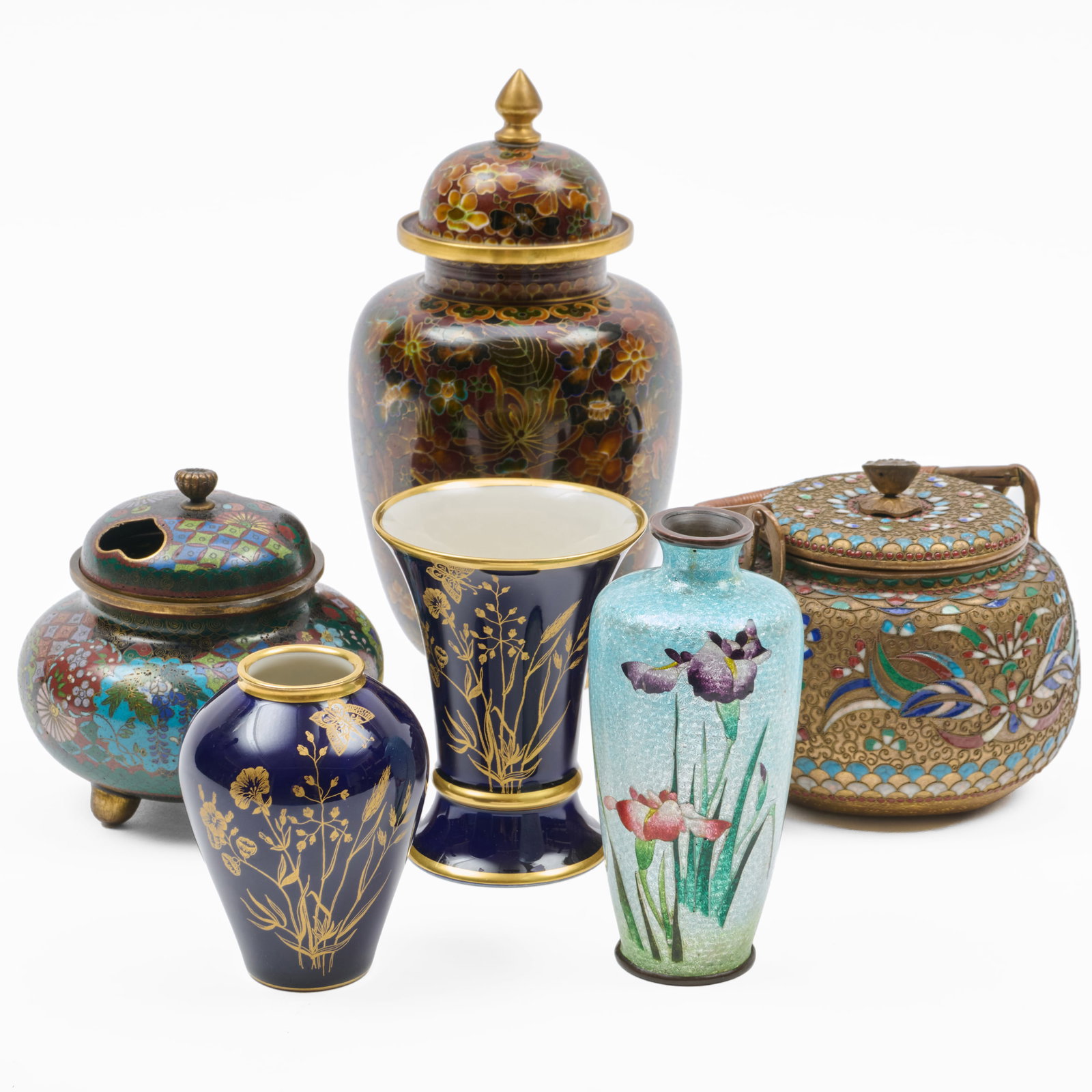 Group of Asian Cloisonne Articles (1 of 12)