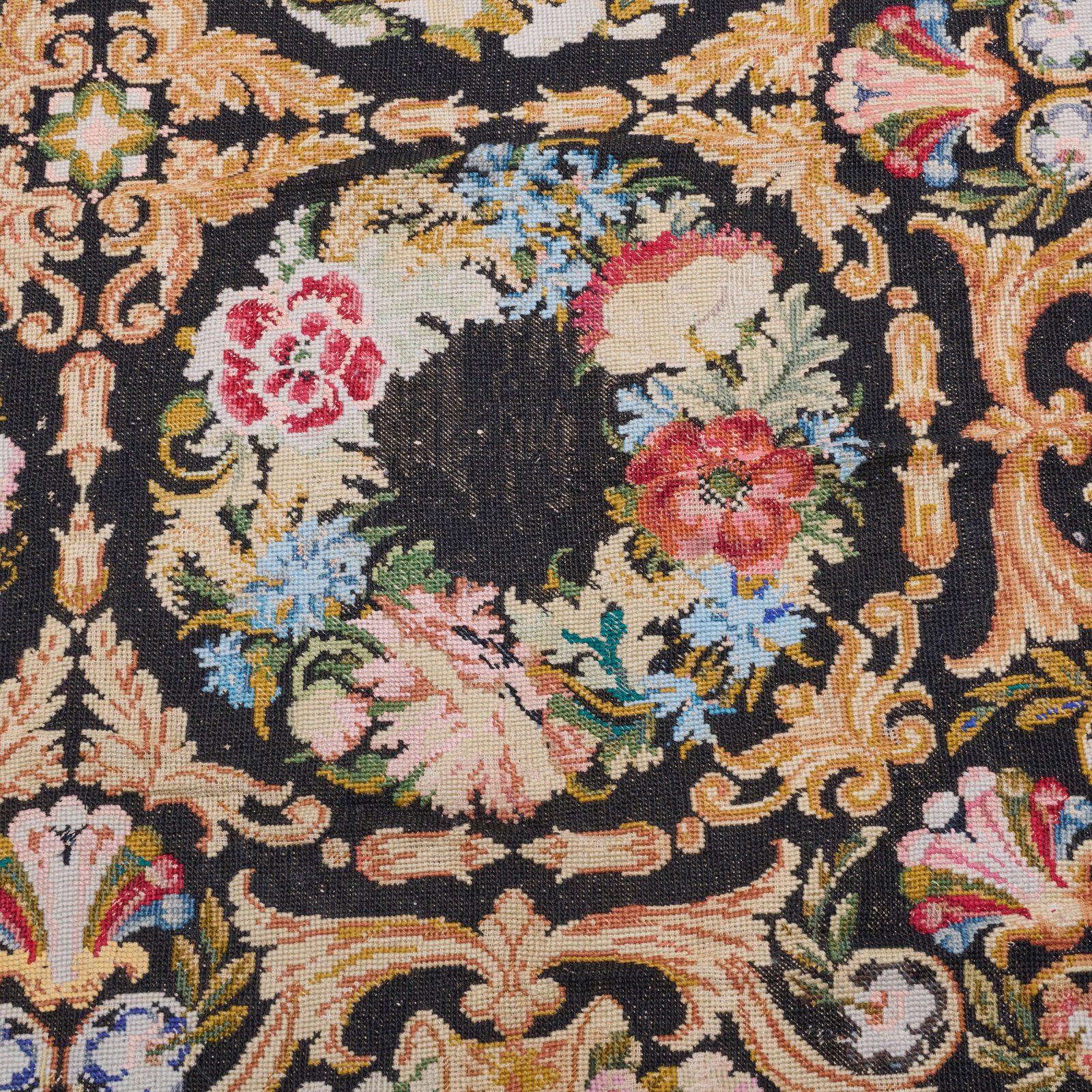 Victorian Needlework Carpet - 5