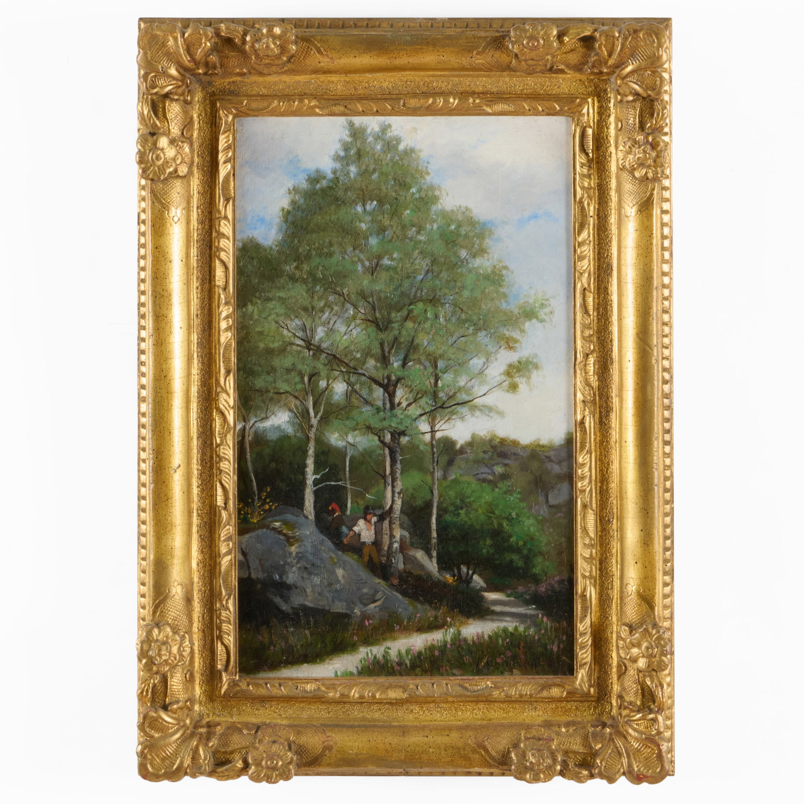 Antoine Chintreuil (1816-1873): Souvenir de Fontainebleau (1 of 5)