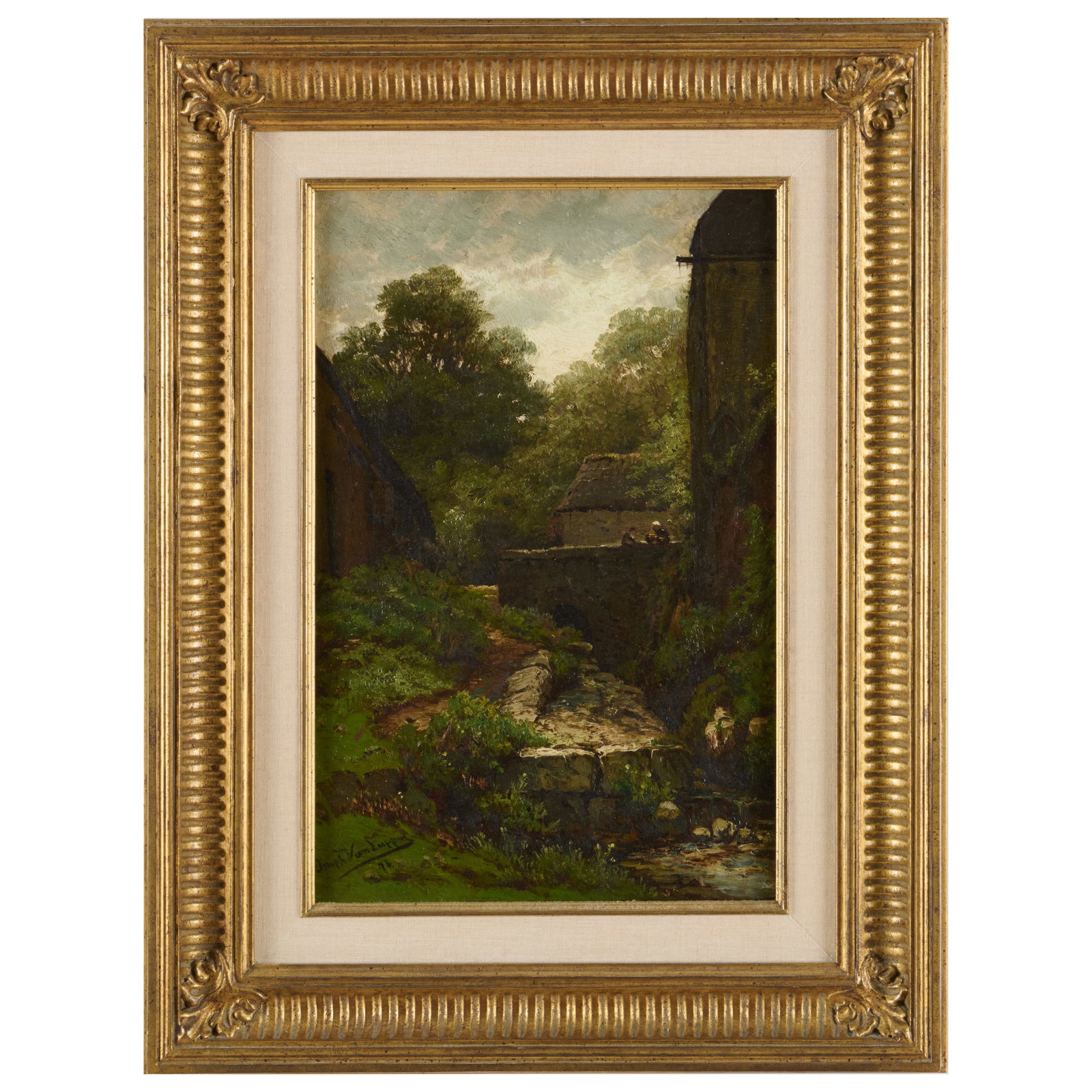 Joseph G. van Luppen (1834-1891): Vieux Pont, Anseremme (1 of 5)
