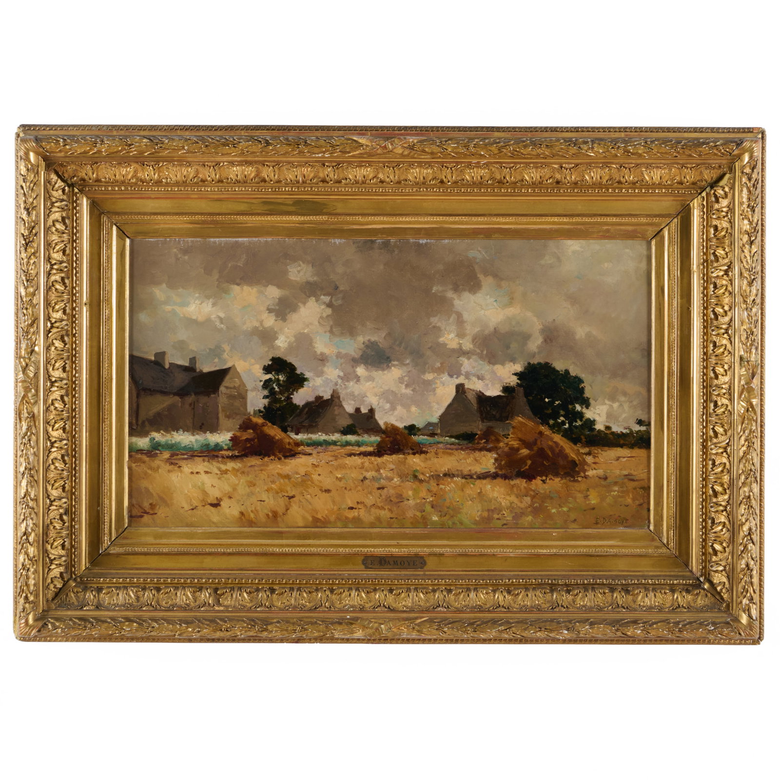 Pierre Emmanuel Damoye (1847-1916): Haystacks (1 of 5)