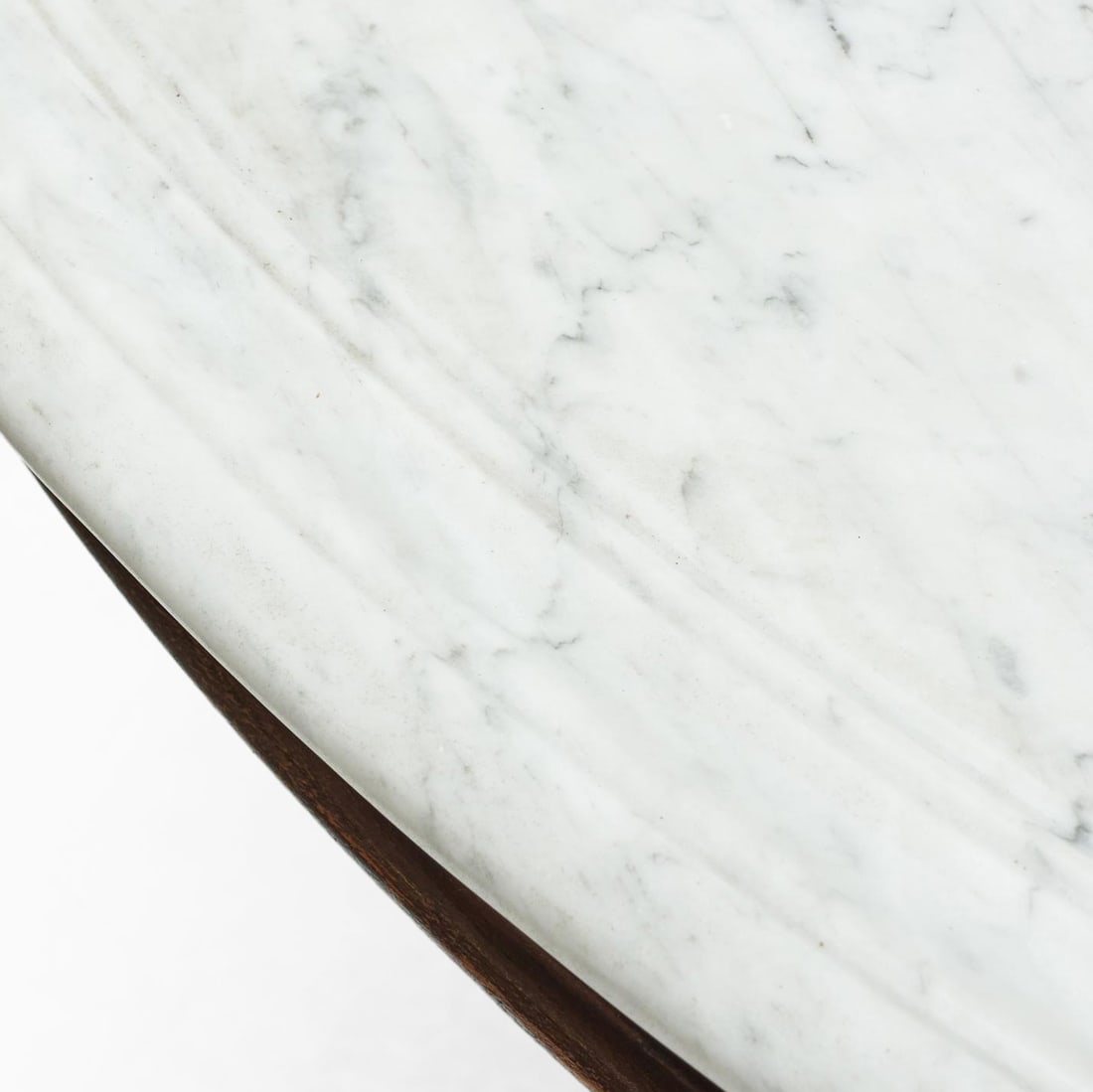 Regency Style Walnut Table with Marble Top - 3
