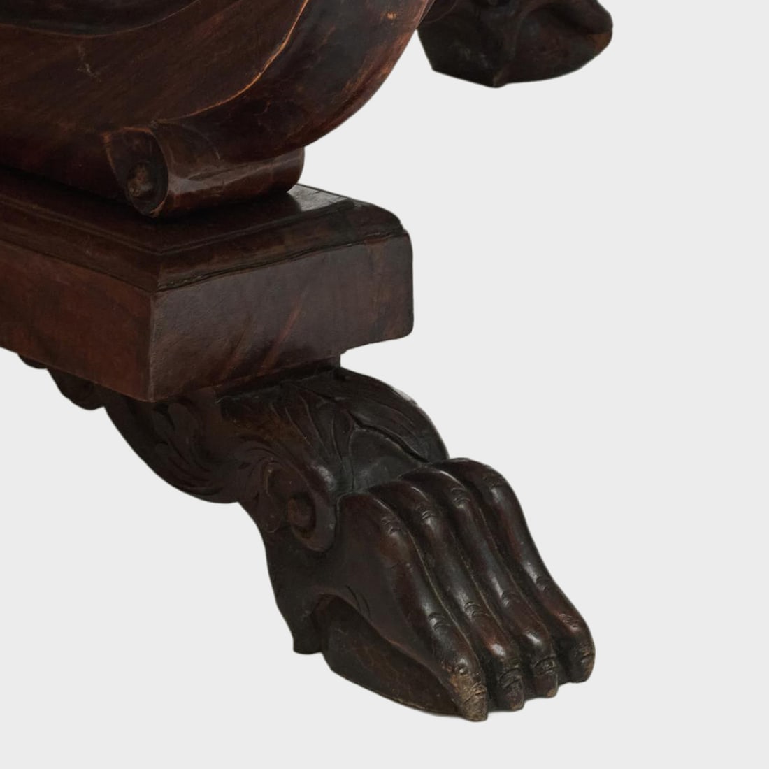 Regency Style Walnut Table with Marble Top - 7