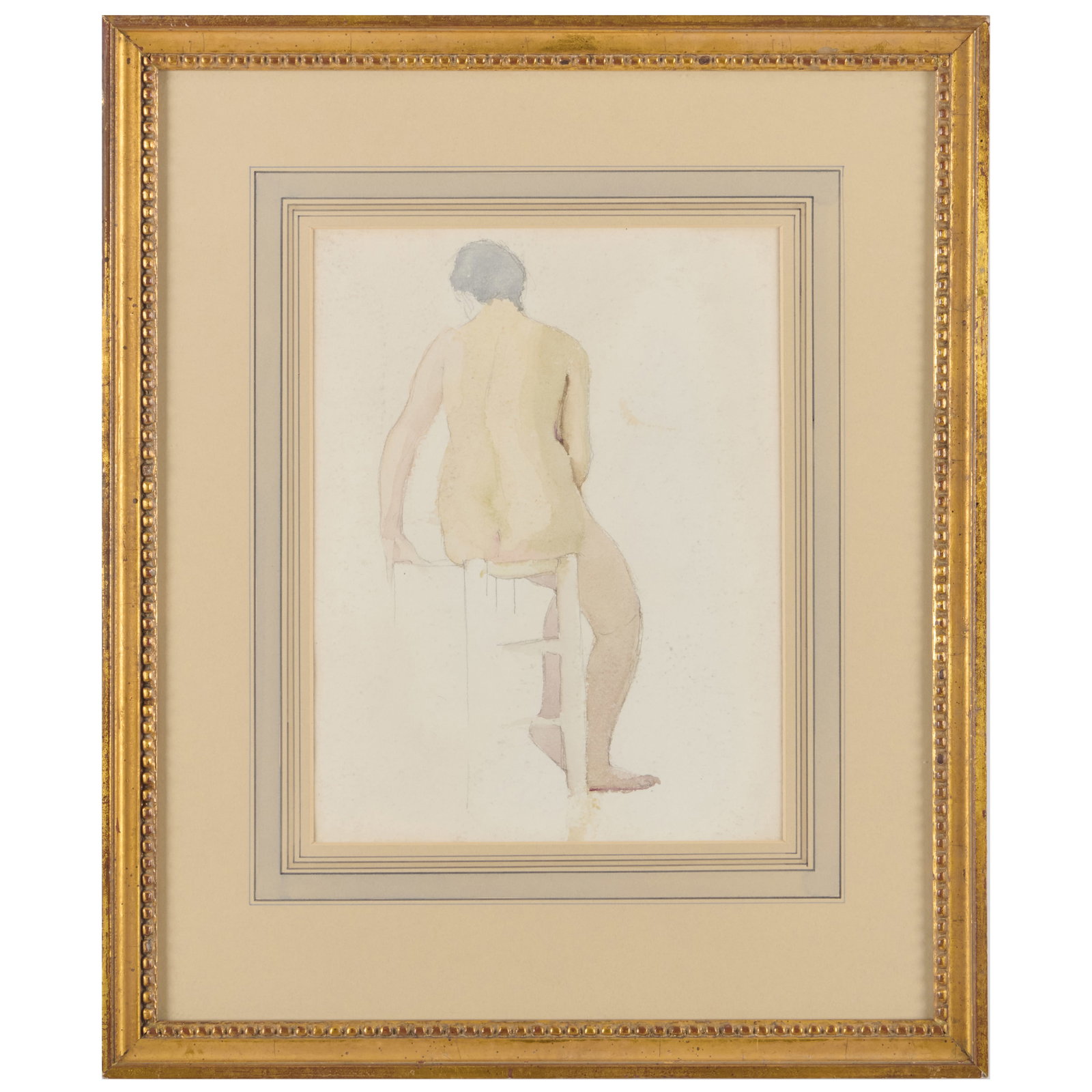 Arthur Beecher Carles (1882-1952): Steated Nude (1 of 3)
