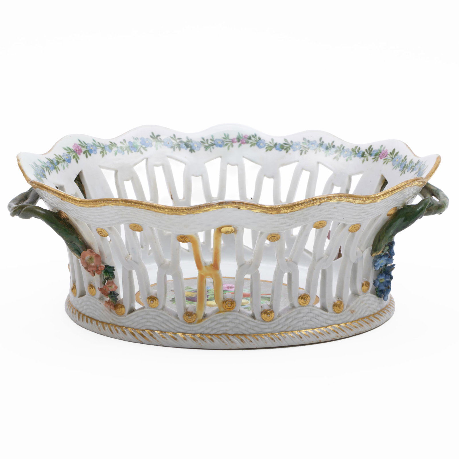 Royal Copenhagen Porcelain Reticulated Basket (1 of 7)
