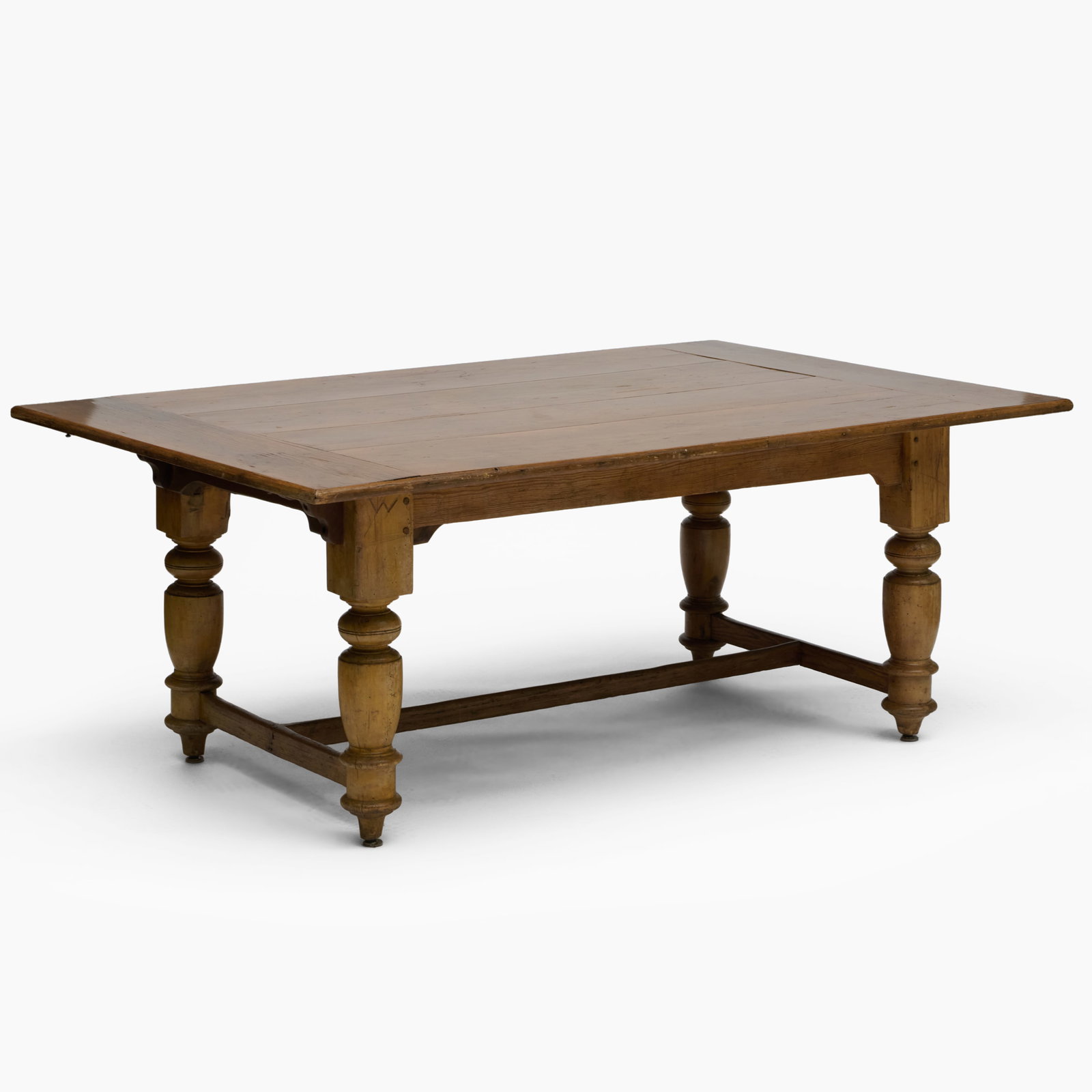 Baroque Style Pine Farm Table, Modern (1 of 8)