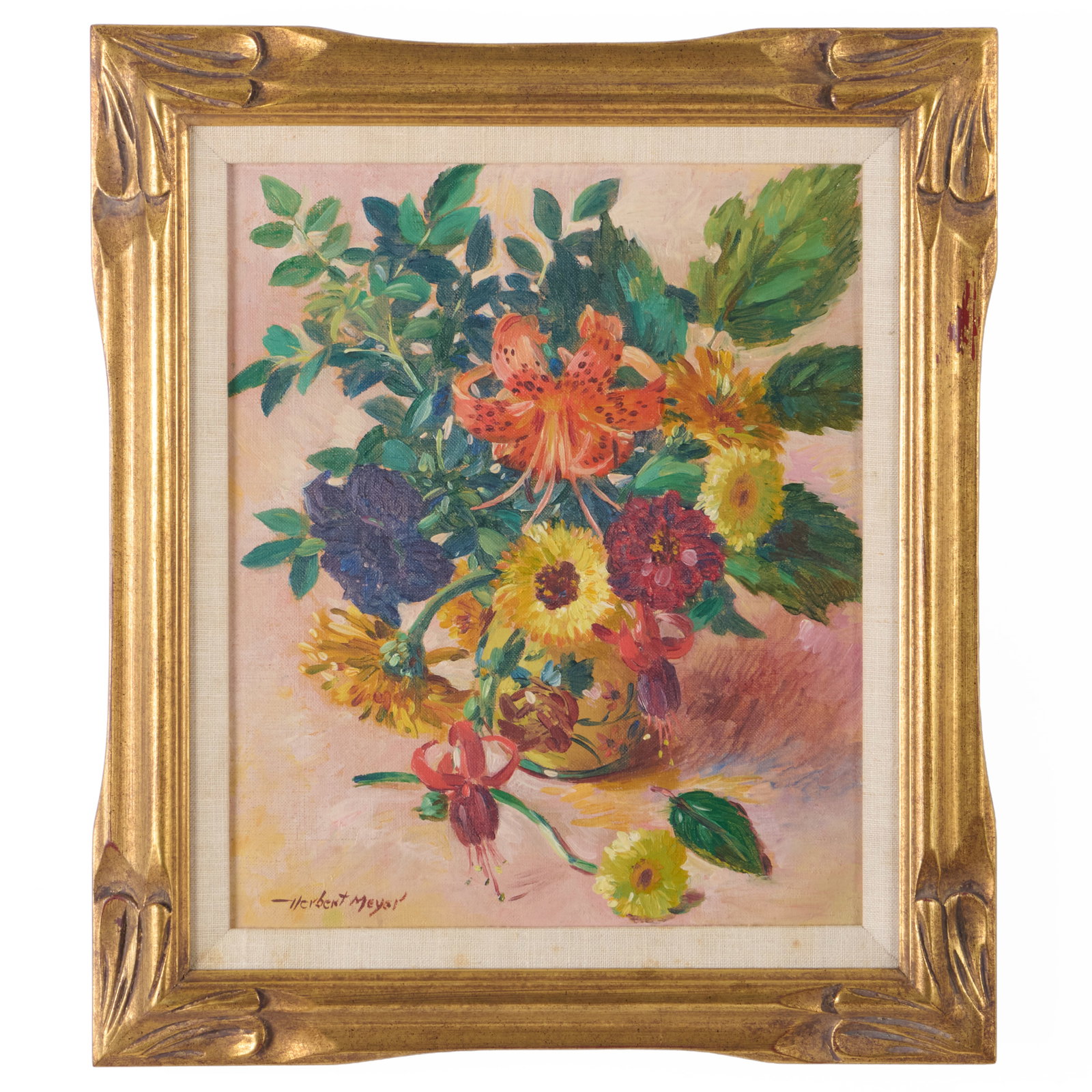 Herbert Meyer (1882-1960): Still Life with Flowers (1 of 2)