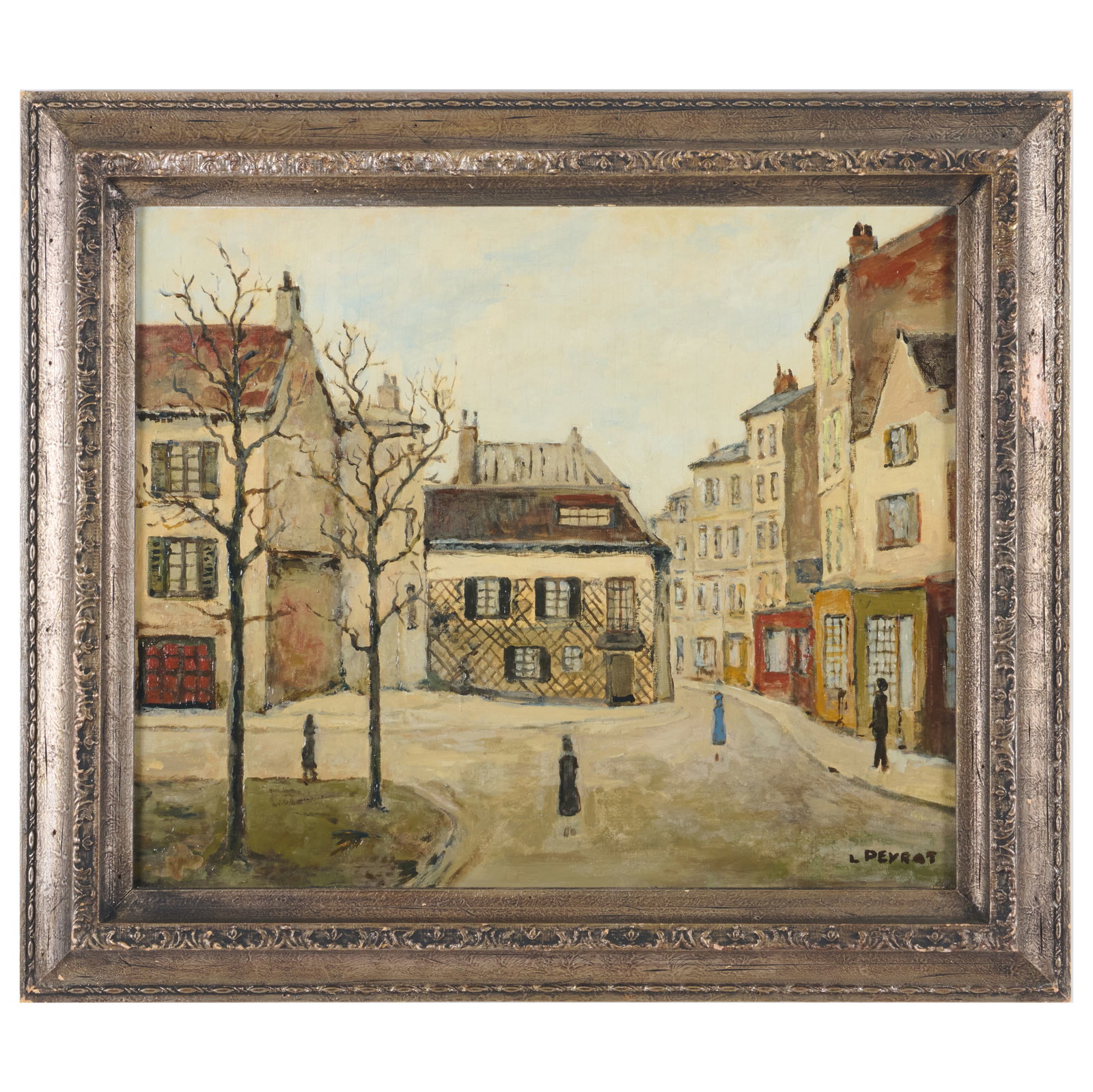 Louis Peyrat (1911-1999): Village Scene (1 of 2)
