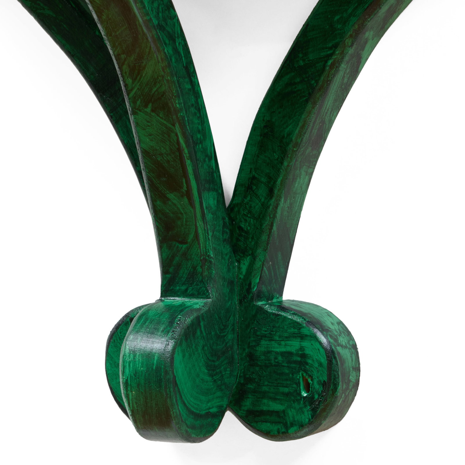 Pair of Rectangular Malachite Brackets - 5