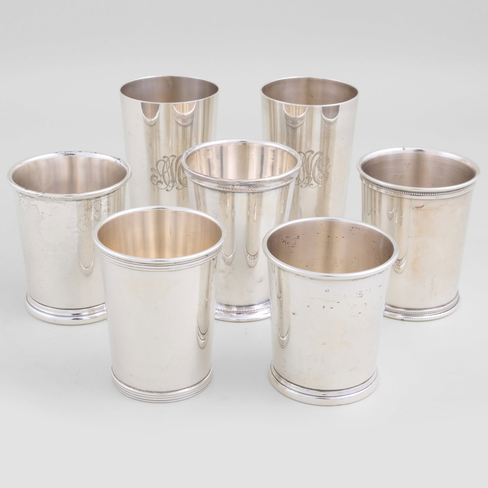 Group of Seven Silver & Silver Plate Cups (1 of 20)