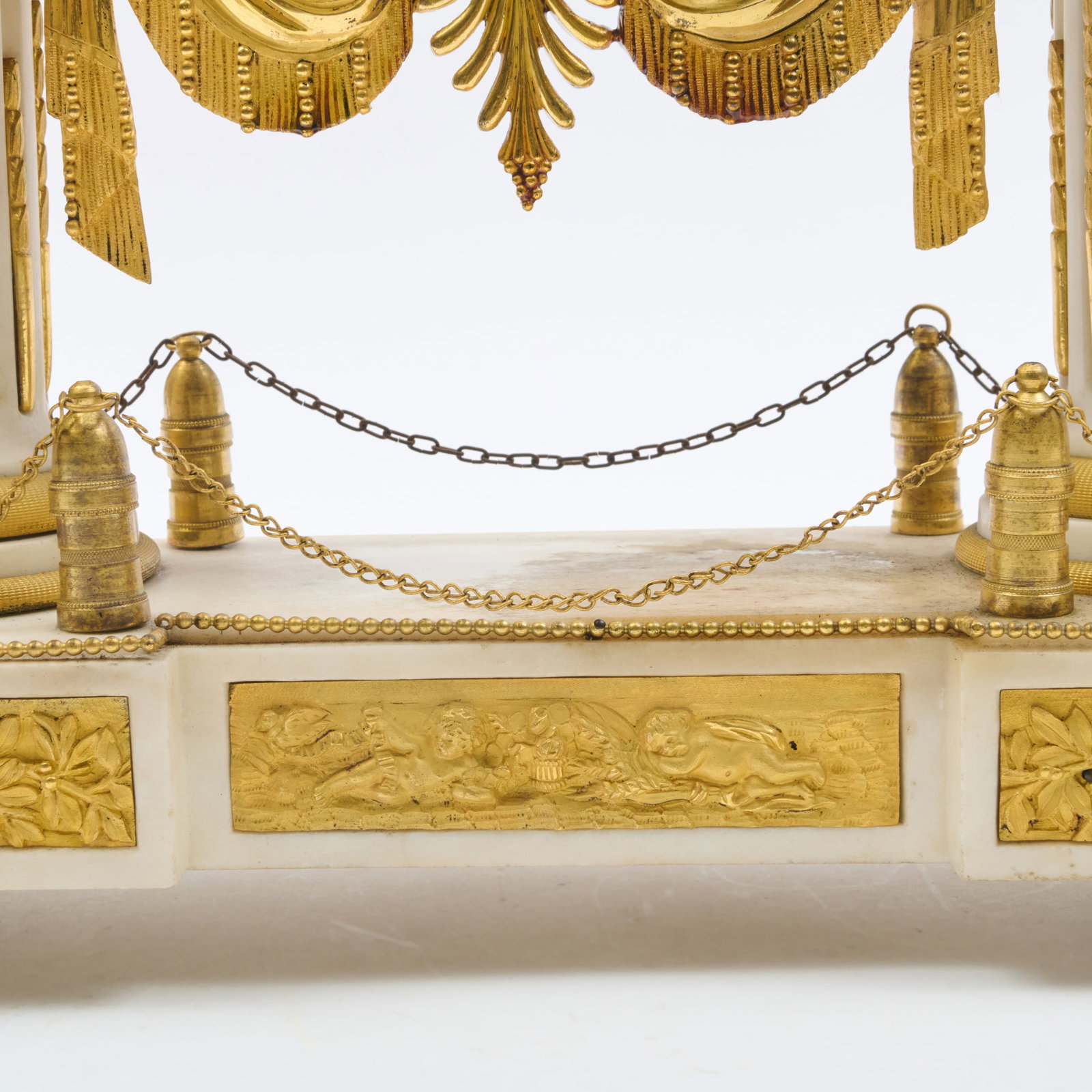 Fine Louis XVI Ormolu and Marble Figural Mantel Clock - 6