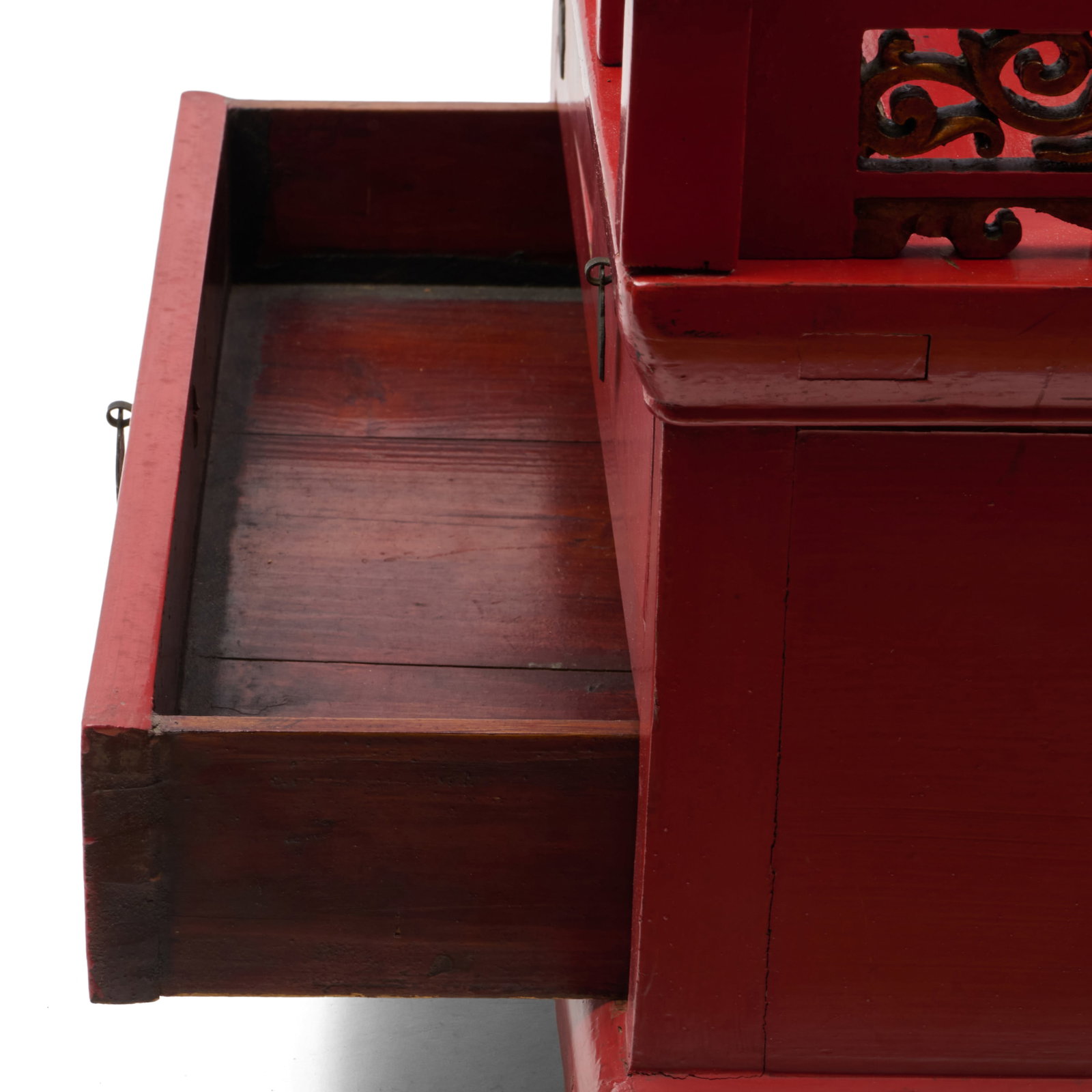 Chinese Red Lacquer Altar - 8