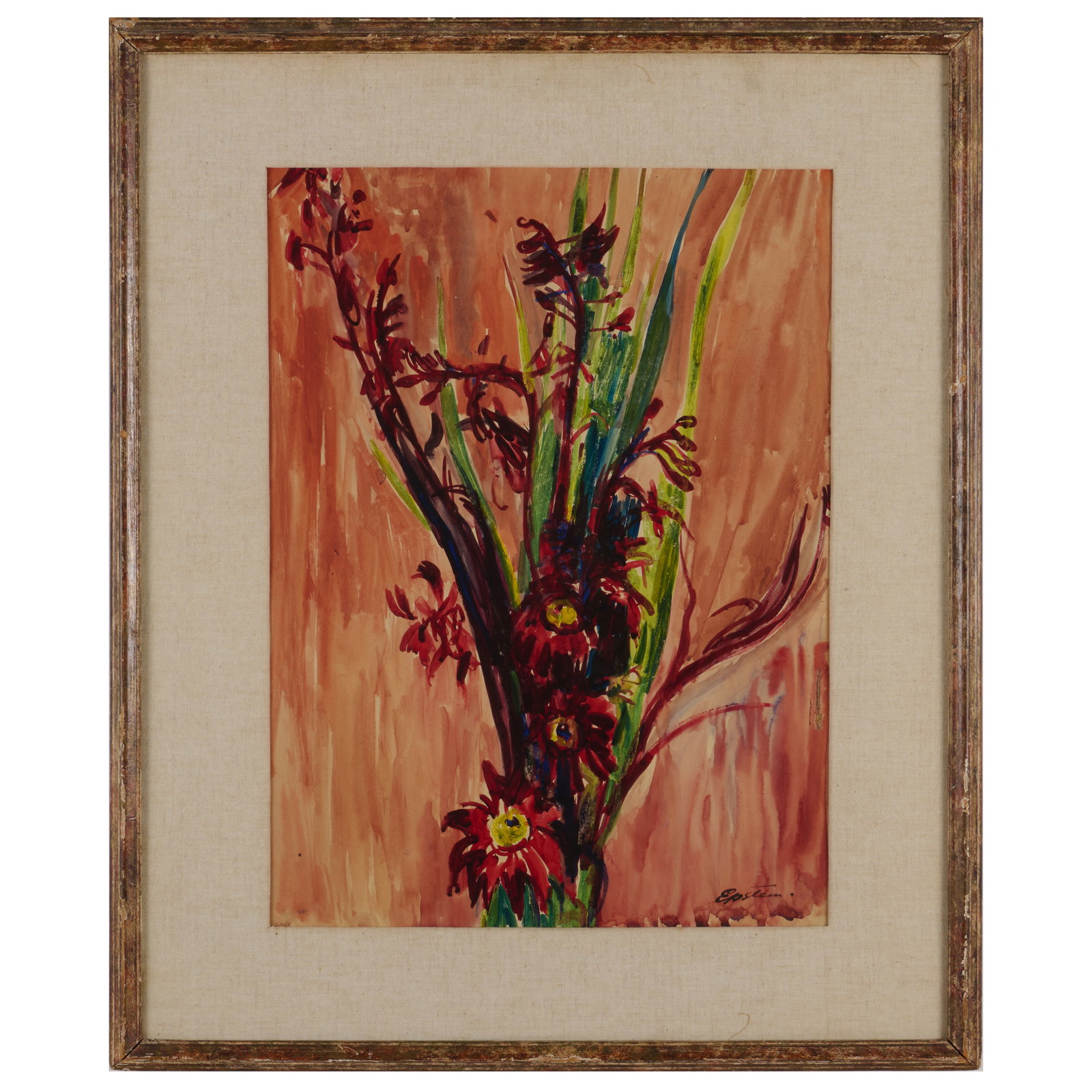 20th Century School: Still Life with Flowers (1 of 3)