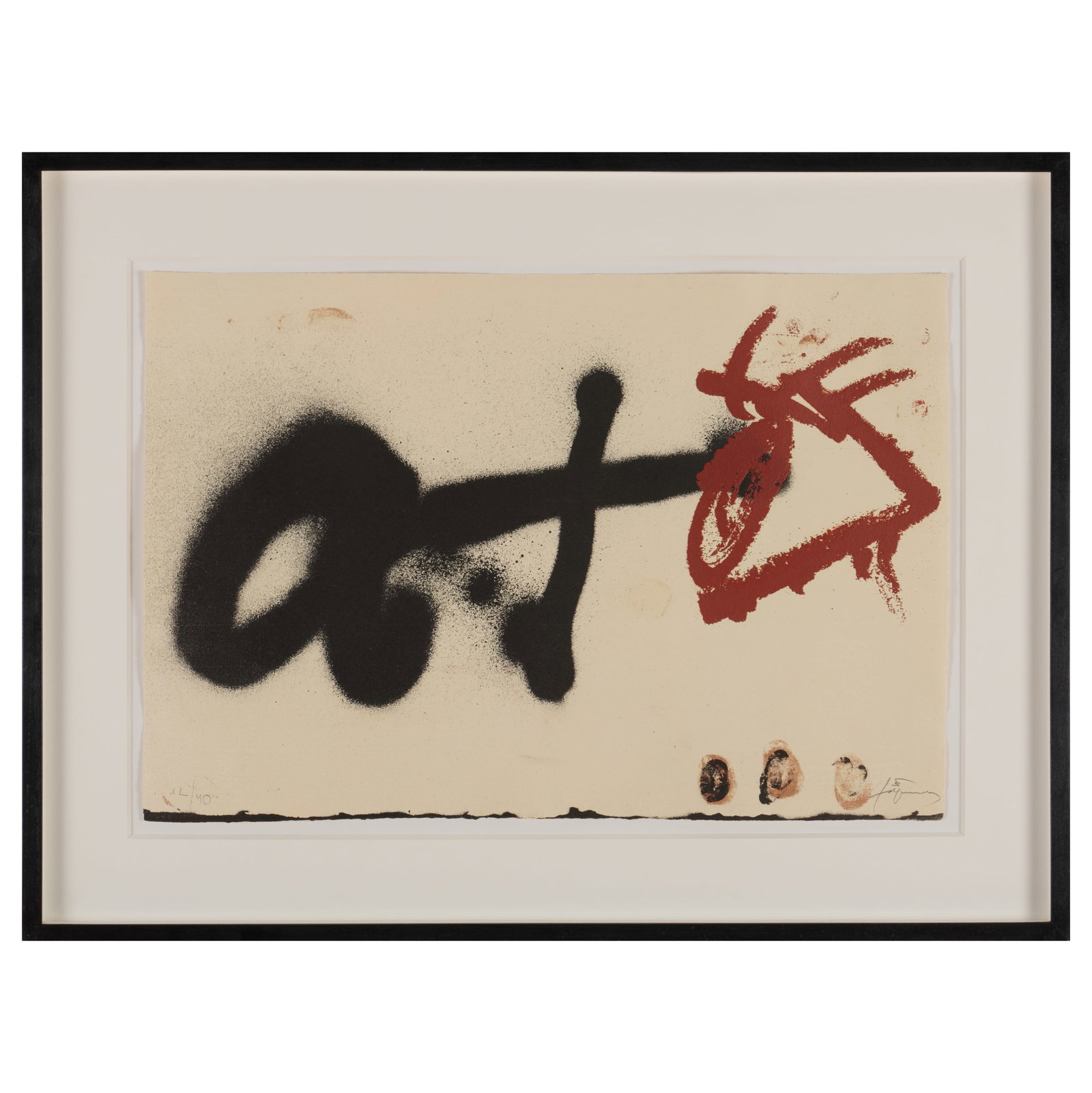 Antoni Tapies (1923-2012): Untitled (1 of 3)
