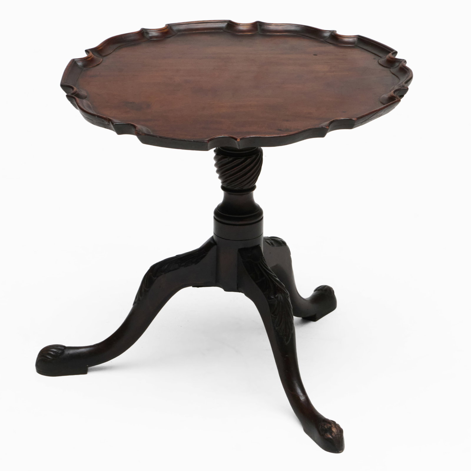 Small George III Mahogany Tripod Table (1 of 6)