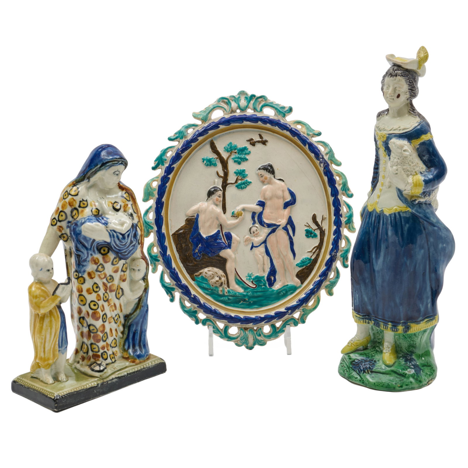 Group of Three Pratt Type Wares (1 of 11)