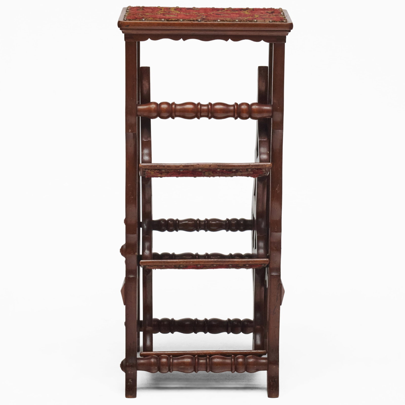 Victorian Oak Metamorphic Library Steps - 4