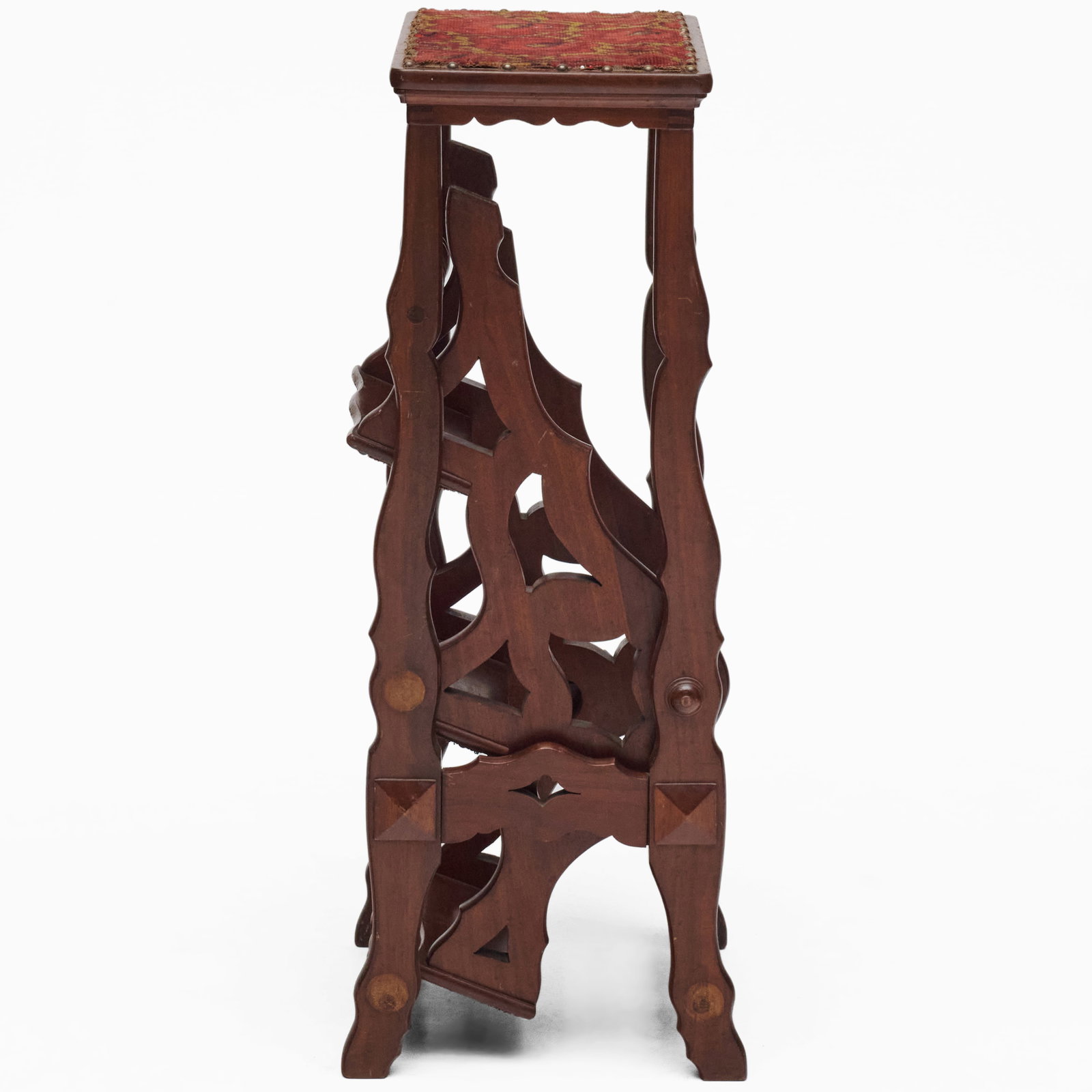 Victorian Oak Metamorphic Library Steps - 5