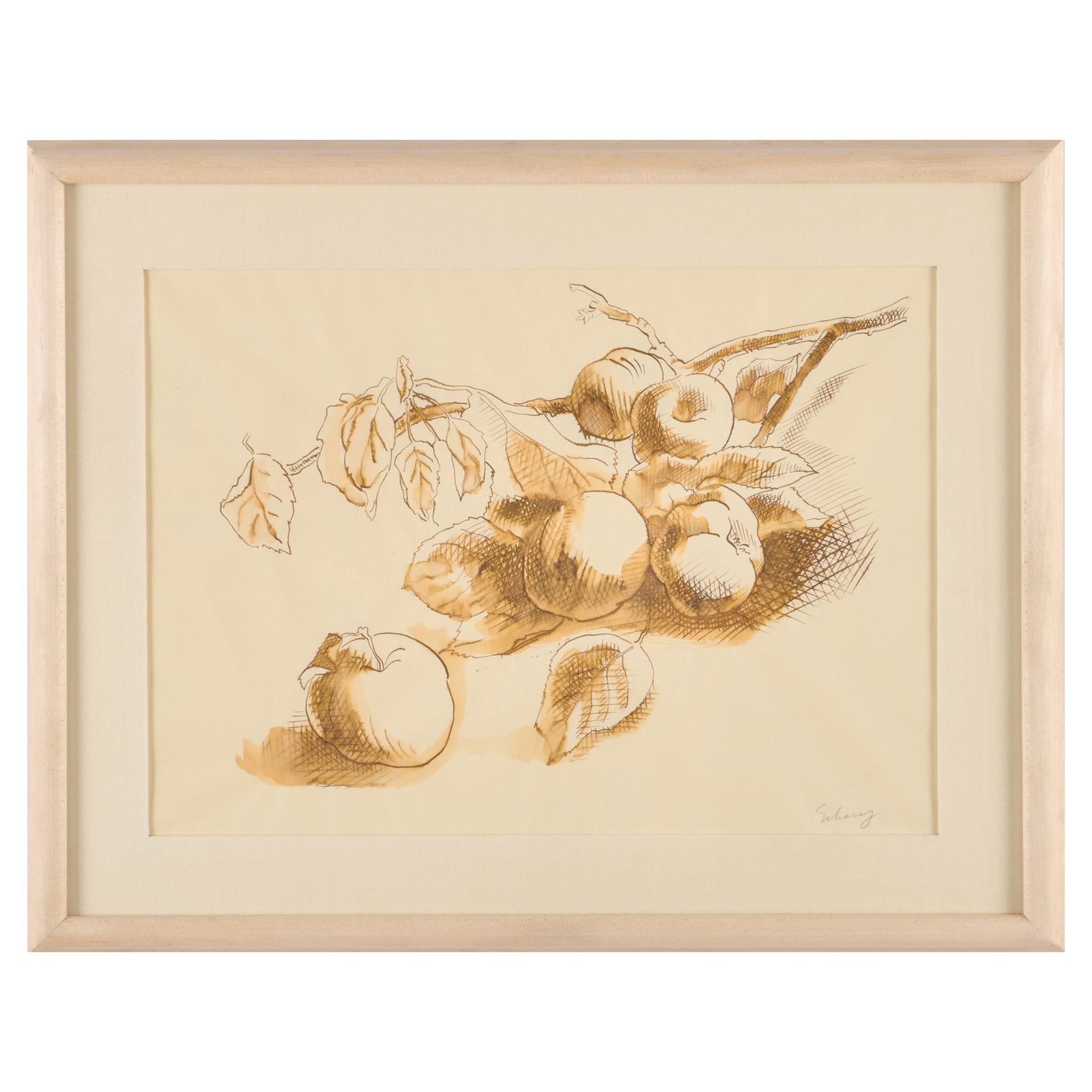 20th Century School: Still Life with Apples (1 of 2)