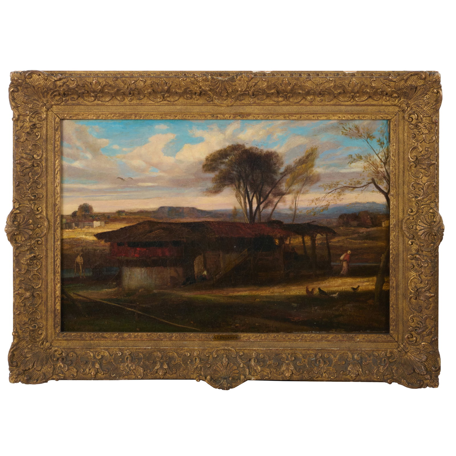 Alexander Gabriel Decamps (1803-1860): Paysage d'Orient (1 of 4)